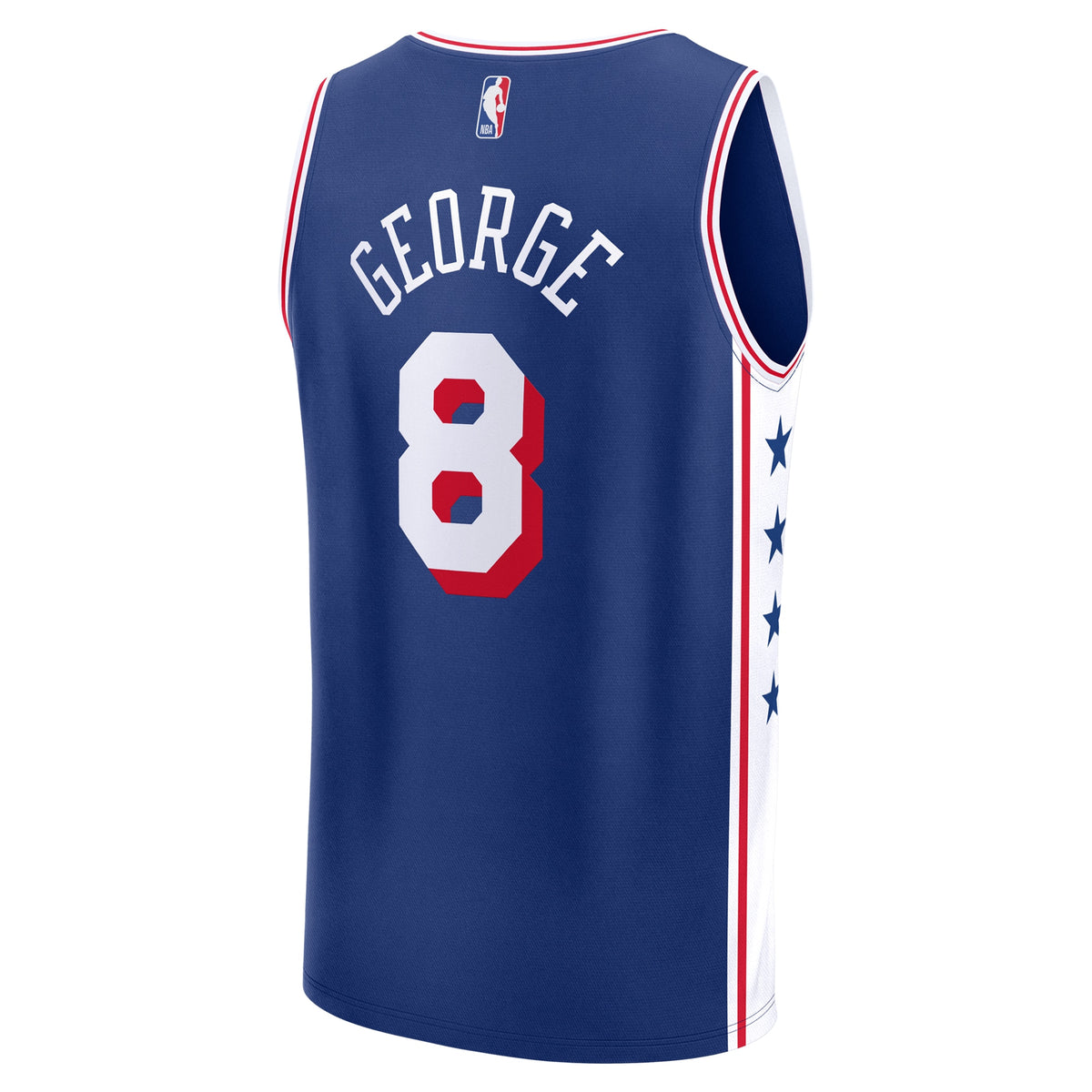 Youth Philadelphia 76ers Paul George Fanatics Royal Fast Break Replica Player Jersey - Icon Edition