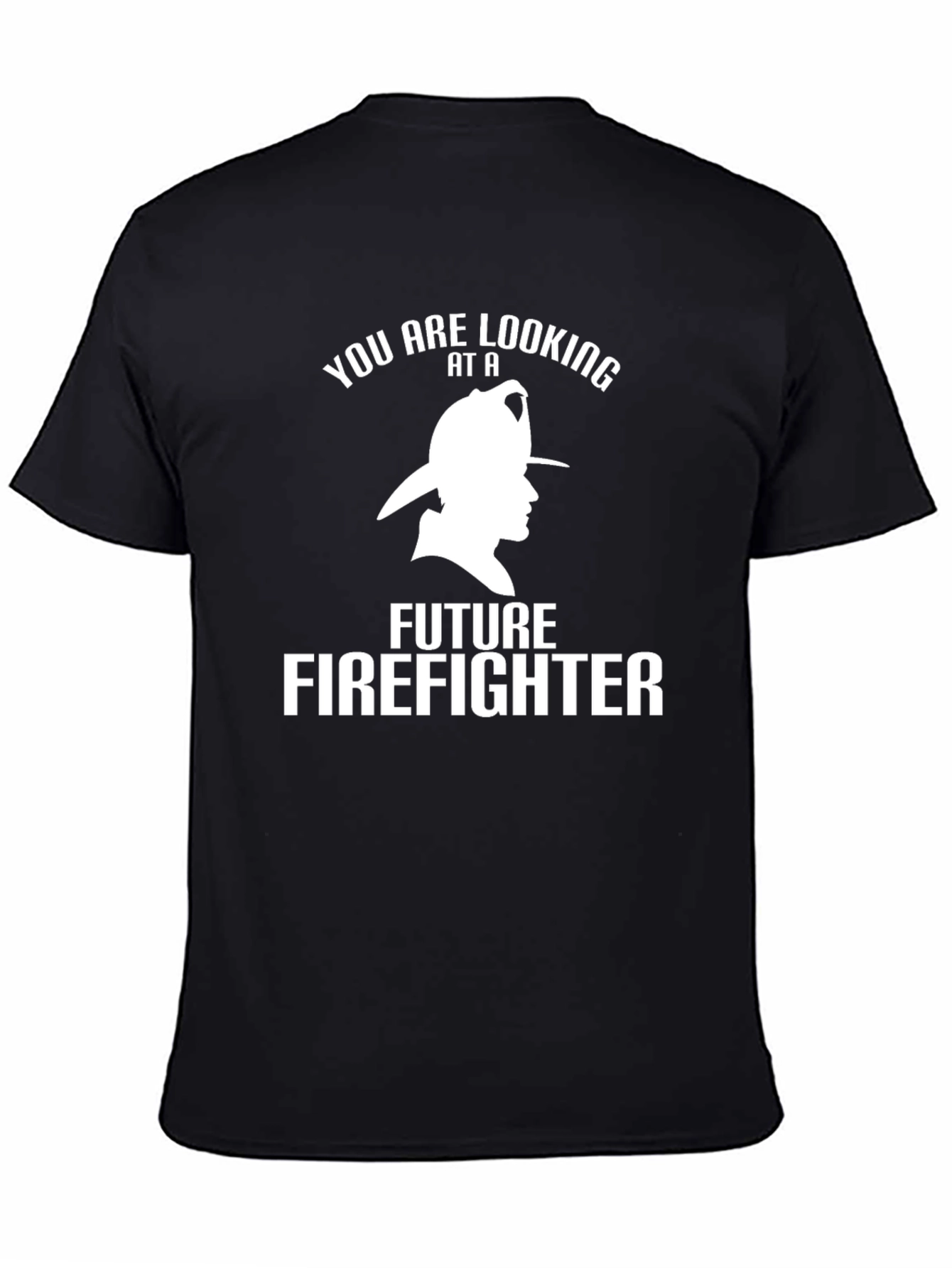 Future Firefighter T-Shirt - Black Cotton Tee