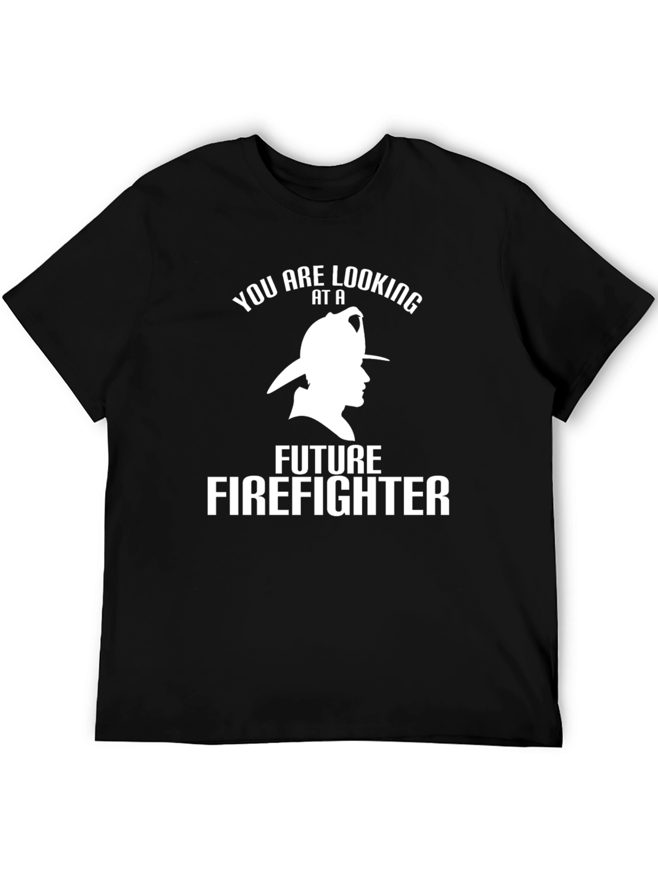 Future Firefighter T-Shirt - Black Cotton Tee
