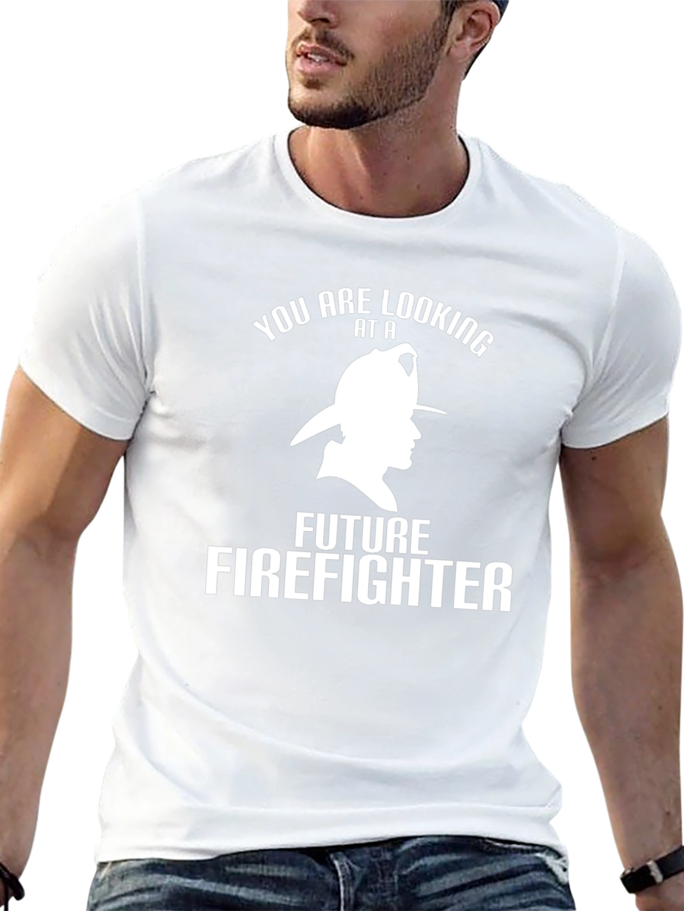 Future Firefighter T-Shirt - Black Cotton Tee
