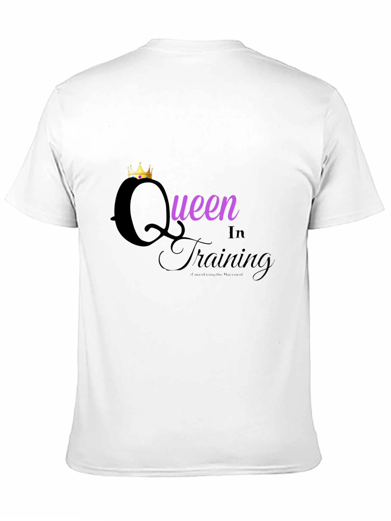 Queen in Training Graphic Tee - Black