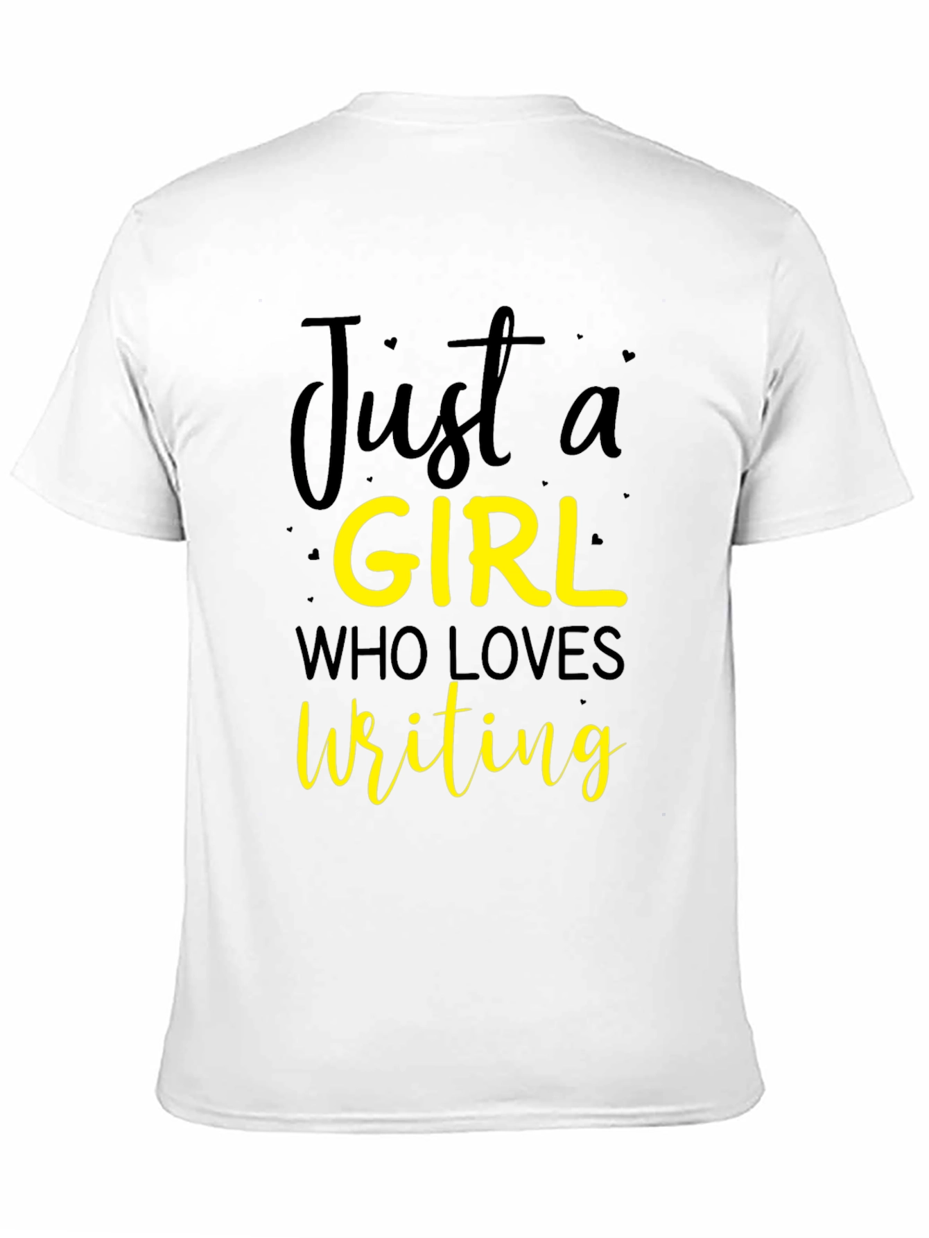Just a Girl Who Loves Writing T-Shirt