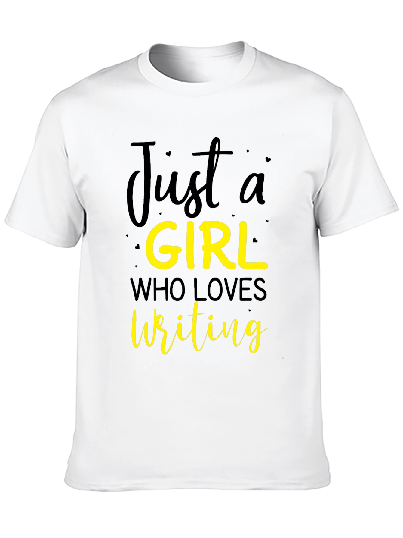Just a Girl Who Loves Writing T-Shirt