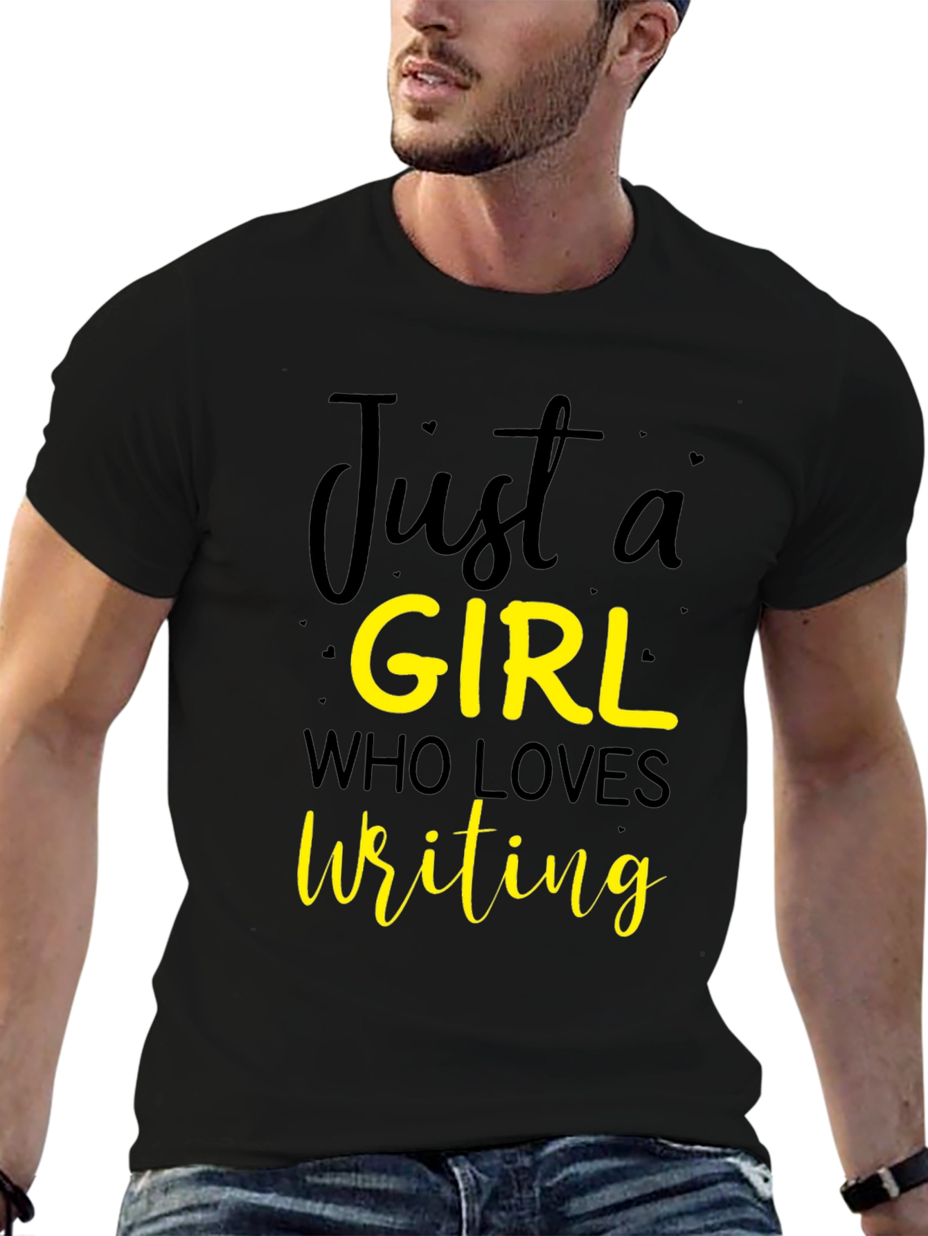 Just a Girl Who Loves Writing T-Shirt