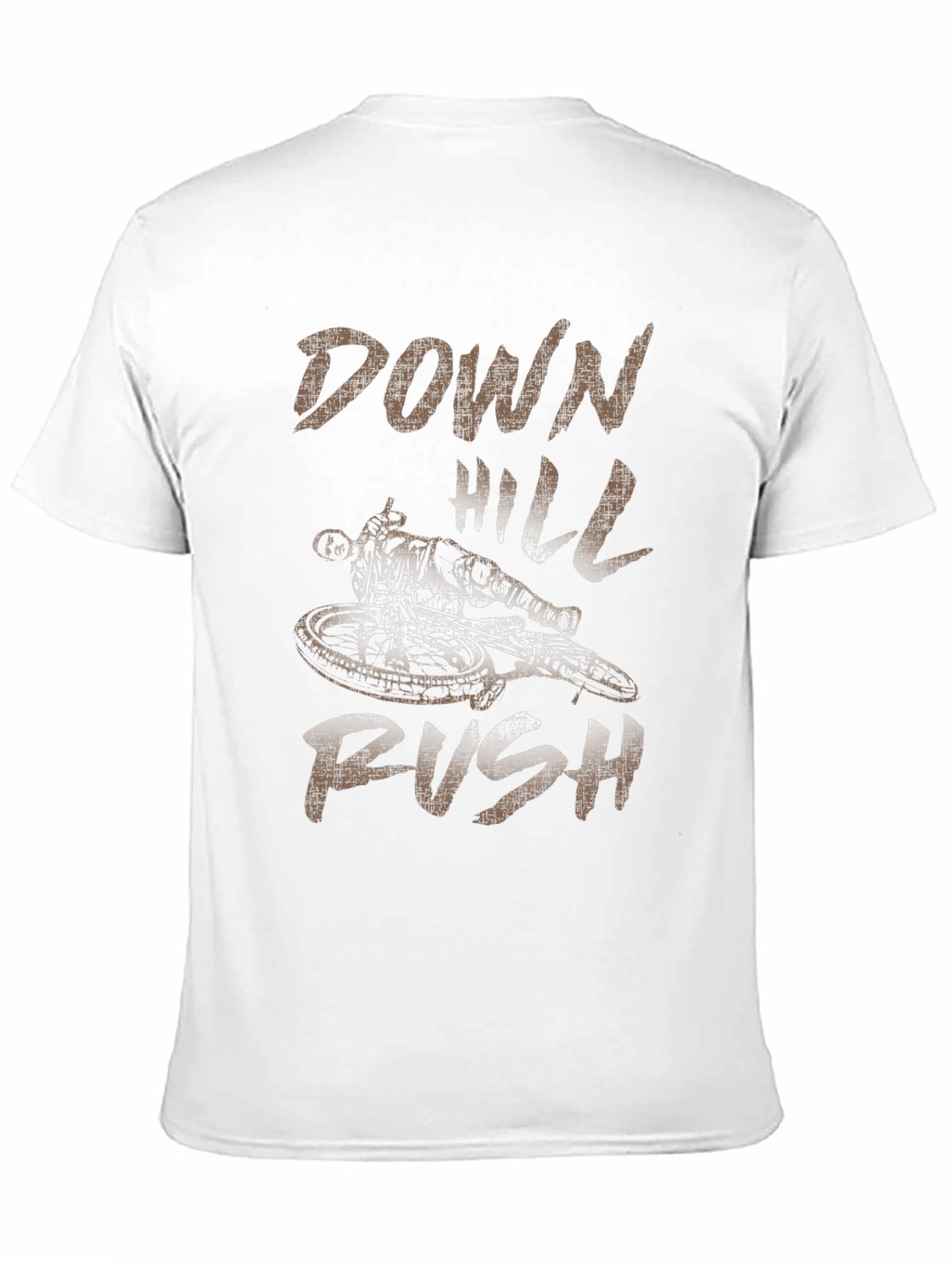 Downhill Rush Graphic T-Shirt - Black Cotton Tee