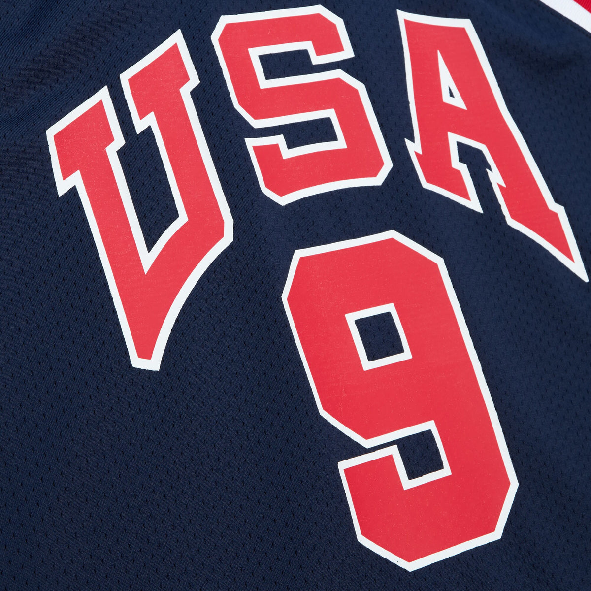 Men's USA Basketball Michael Jordan Mitchell & Ness Navy 1984 Authentic Jersey