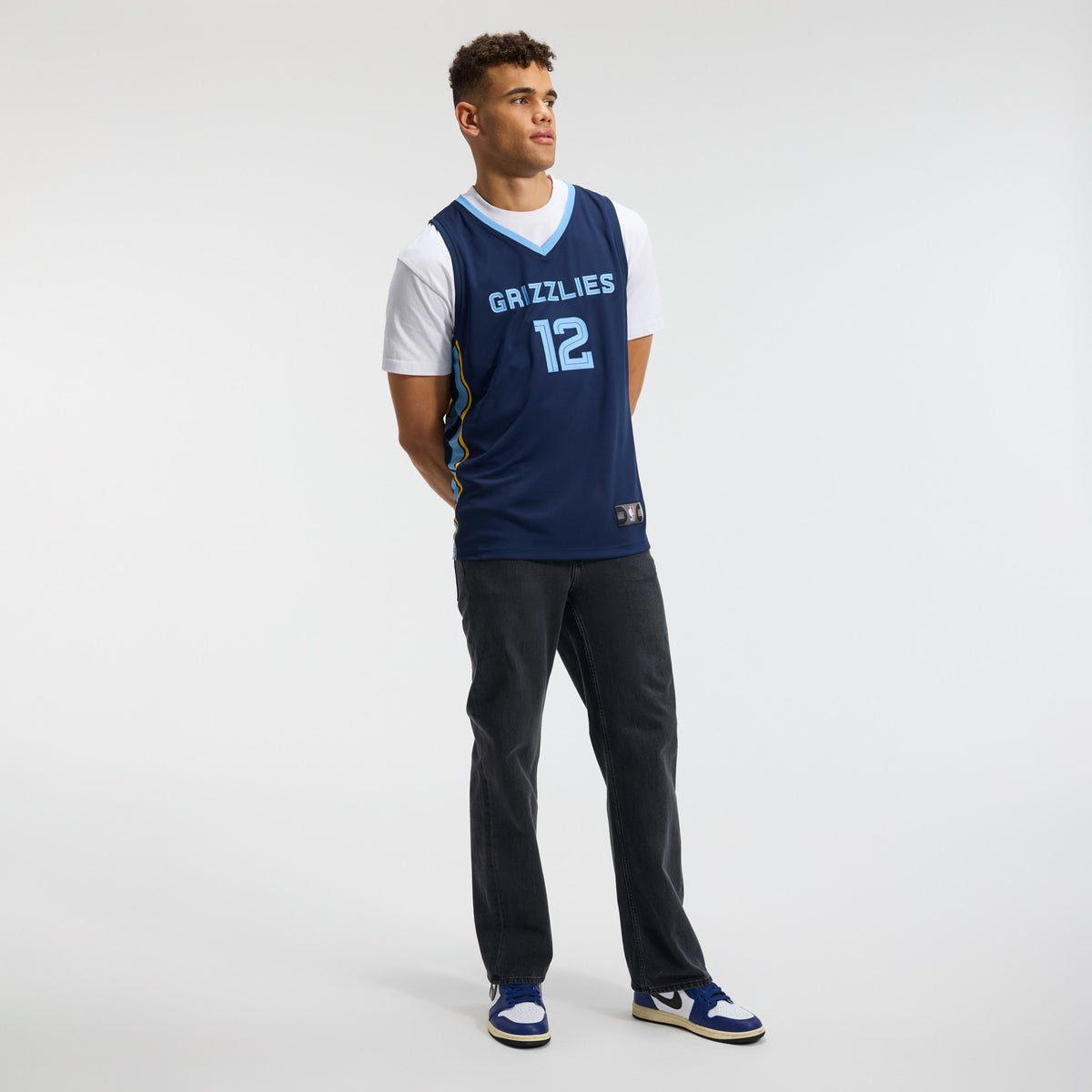 Men's Memphis Grizzlies Ja Morant Fanatics Navy Fast Break Replica Player Jersey - Icon Edition