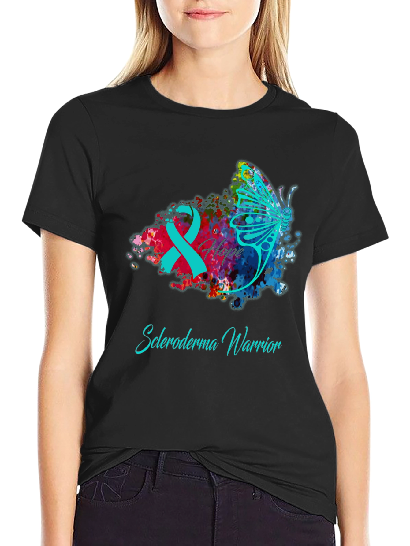 Scleroderma Warrior T-Shirt - Hope Butterfly