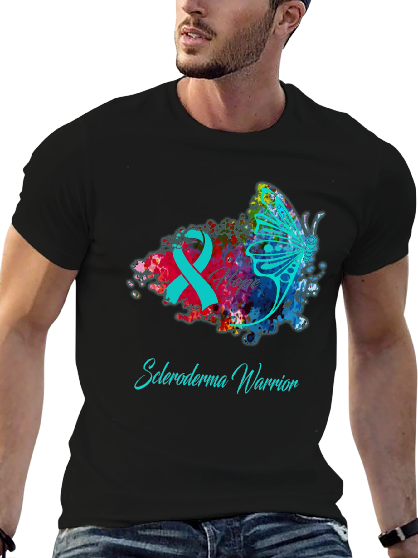 Scleroderma Warrior T-Shirt - Hope Butterfly