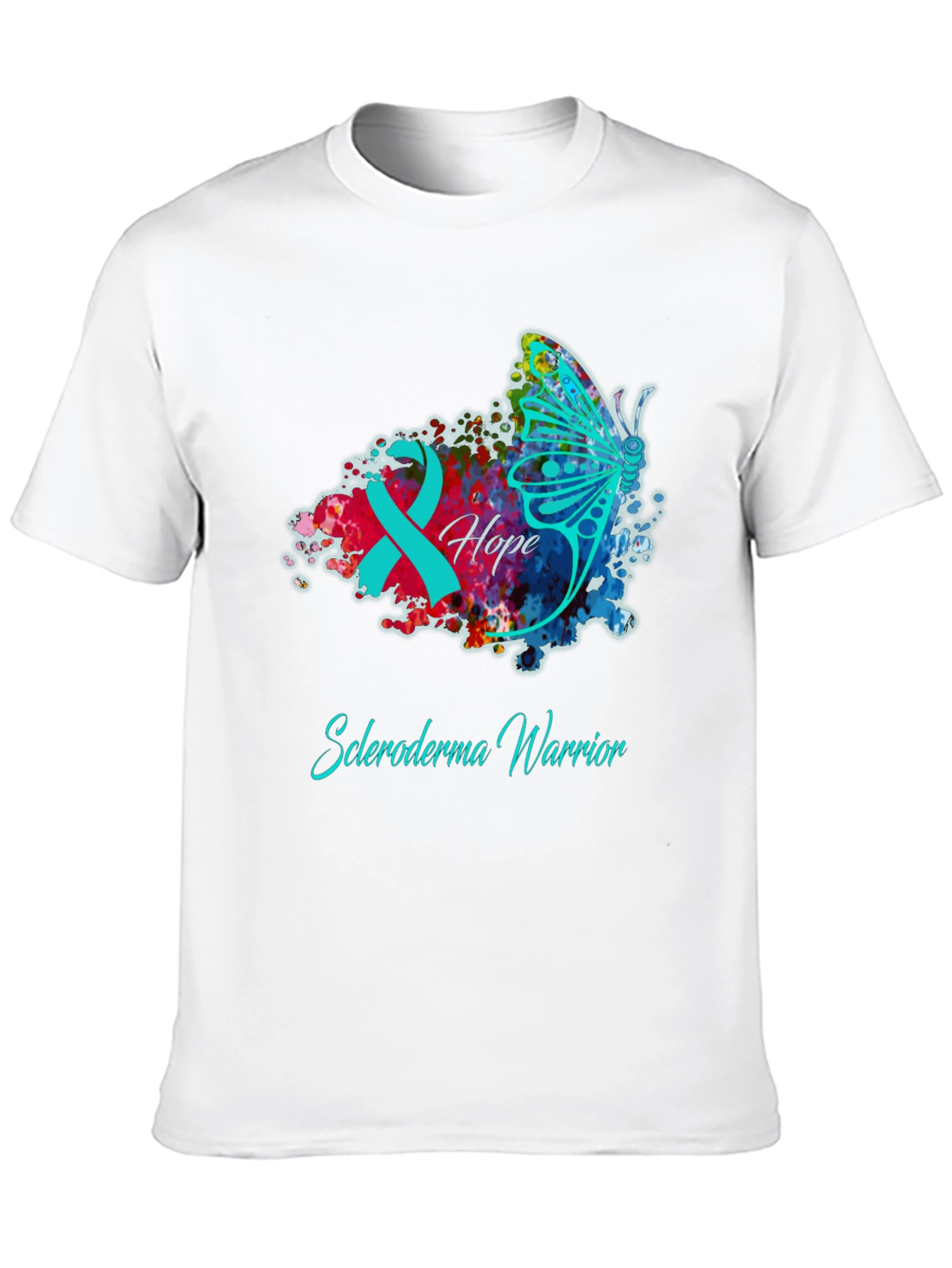 Scleroderma Warrior T-Shirt - Hope Butterfly