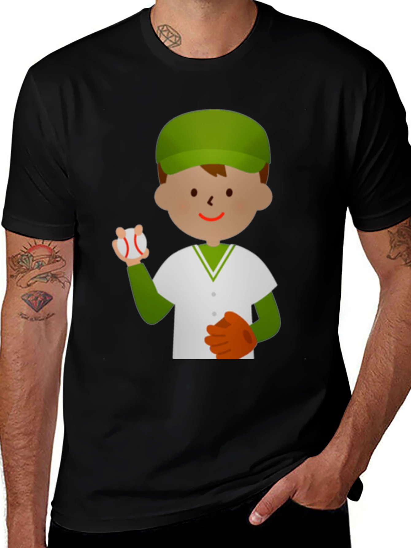 Baseball Boy Graphic Tee