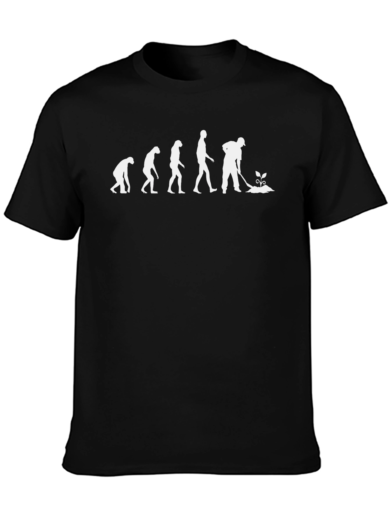Gardener Evolution Graphic Tee - Black Cotton