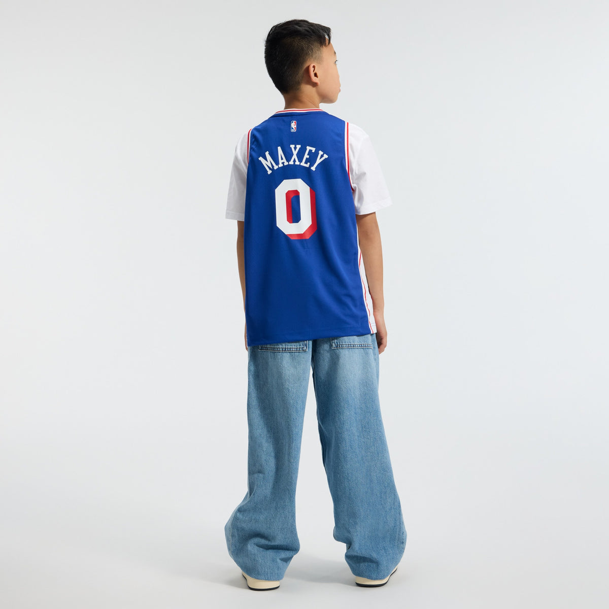 Youth Philadelphia 76ers Tyrese Maxey Fanatics Royal Fast Break Replica Player Jersey - Icon Edition