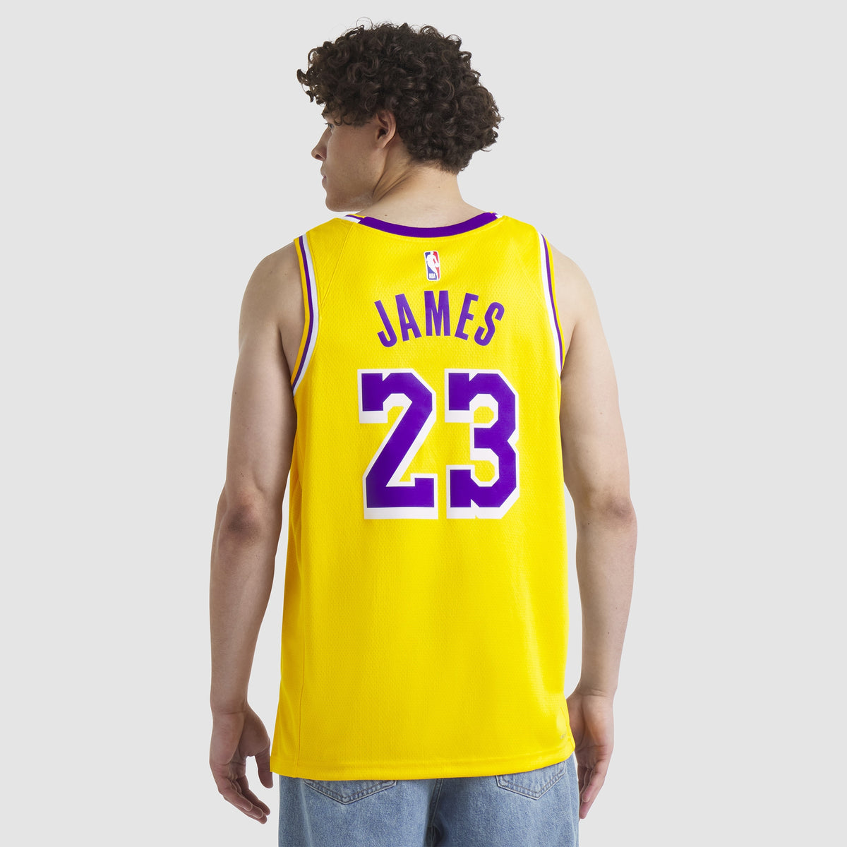 Unisex Los Angeles Lakers LeBron James Nike Gold Swingman Jersey - Icon Edition