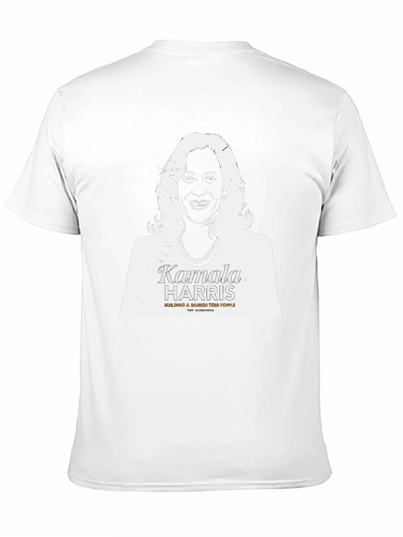 Kamala Harris Graphic Print Tee - Unisex Black T-Shirt