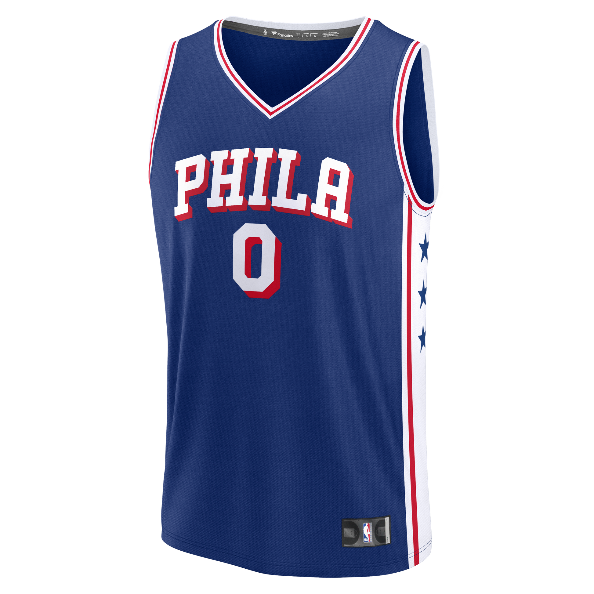 Youth Philadelphia 76ers Tyrese Maxey Fanatics Royal Fast Break Replica Player Jersey - Icon Edition