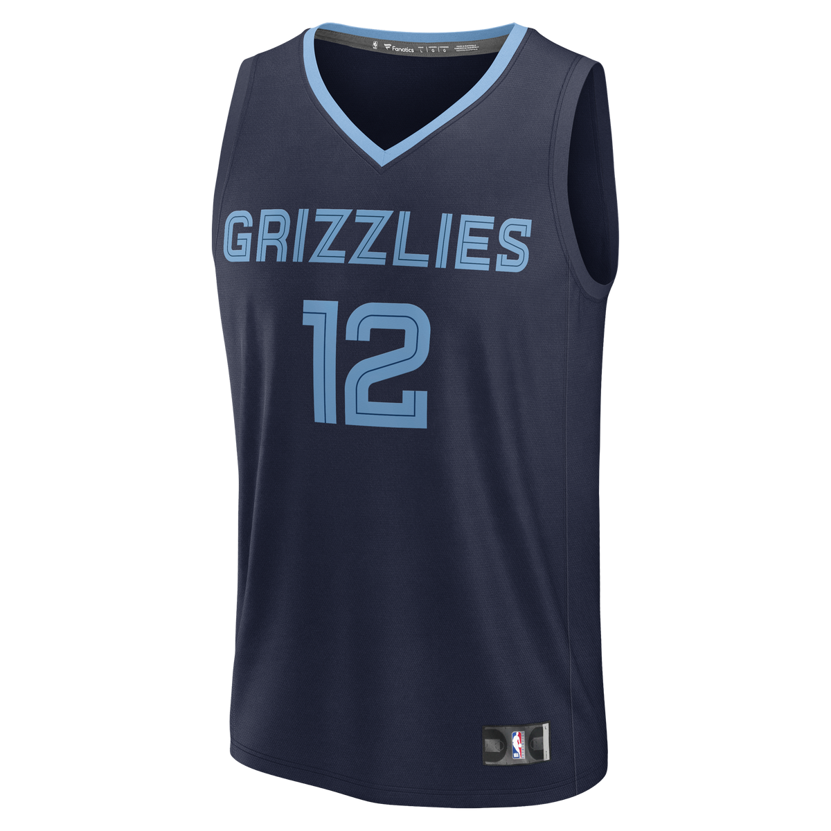 Men's Memphis Grizzlies Ja Morant Fanatics Navy Fast Break Replica Player Jersey - Icon Edition