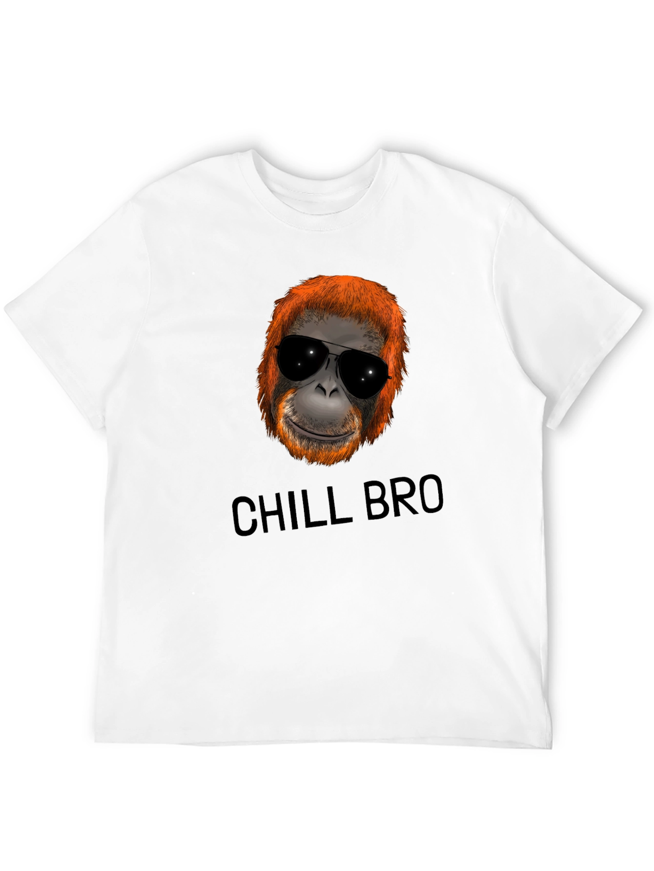 Chill Bro Orangutan Graphic Tee