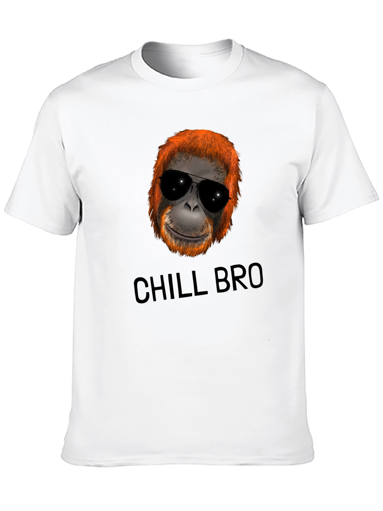 Chill Bro Orangutan Graphic Tee