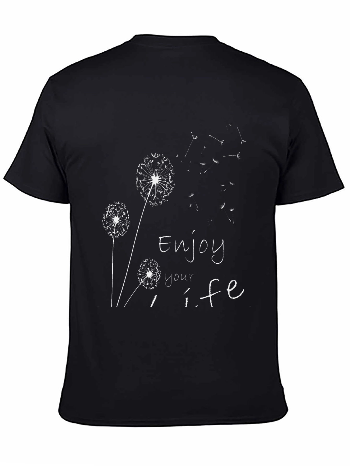 Enjoy Your Life Dandelion Graphic Tee