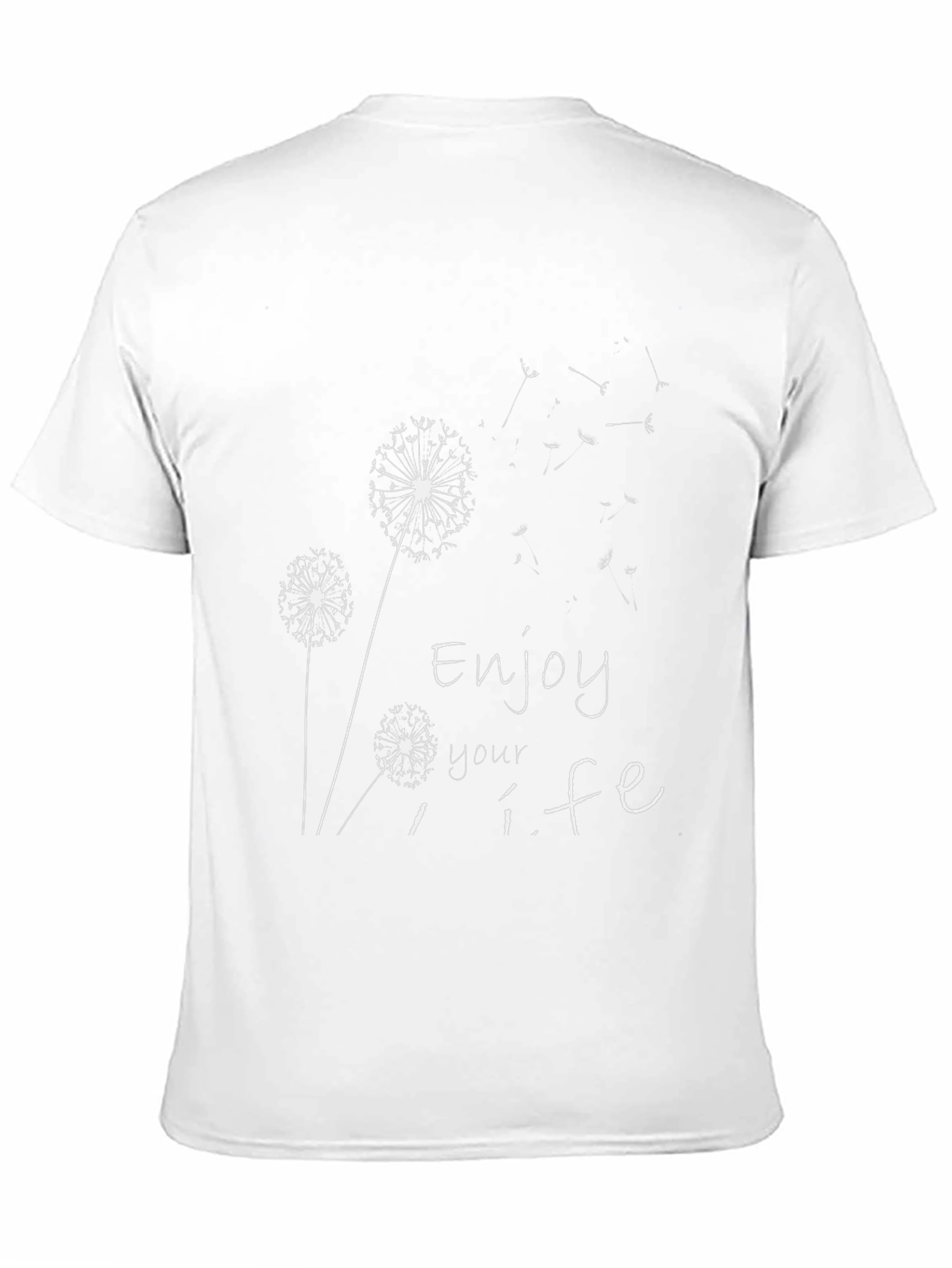 Enjoy Your Life Dandelion Graphic Tee