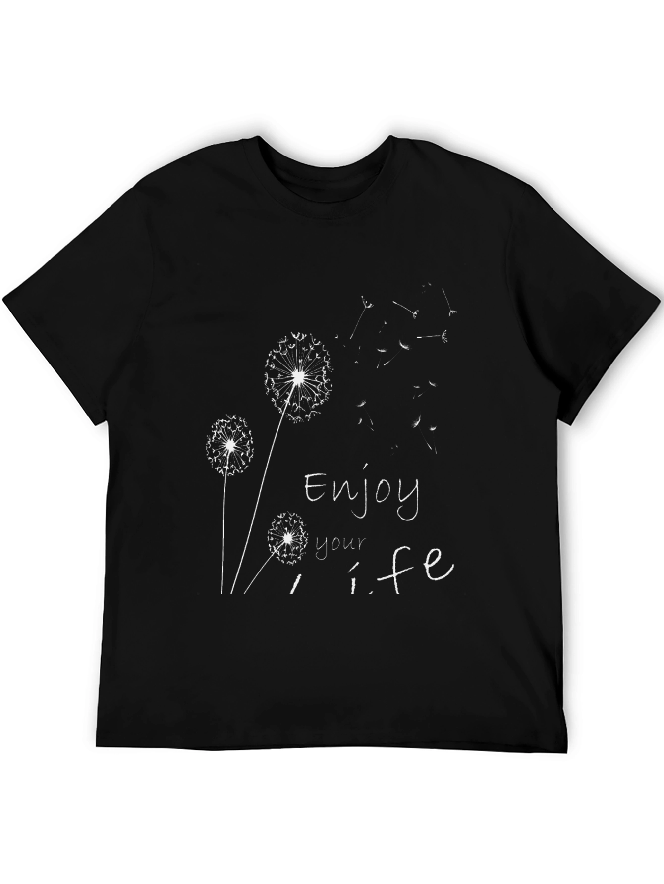 Enjoy Your Life Dandelion Graphic Tee