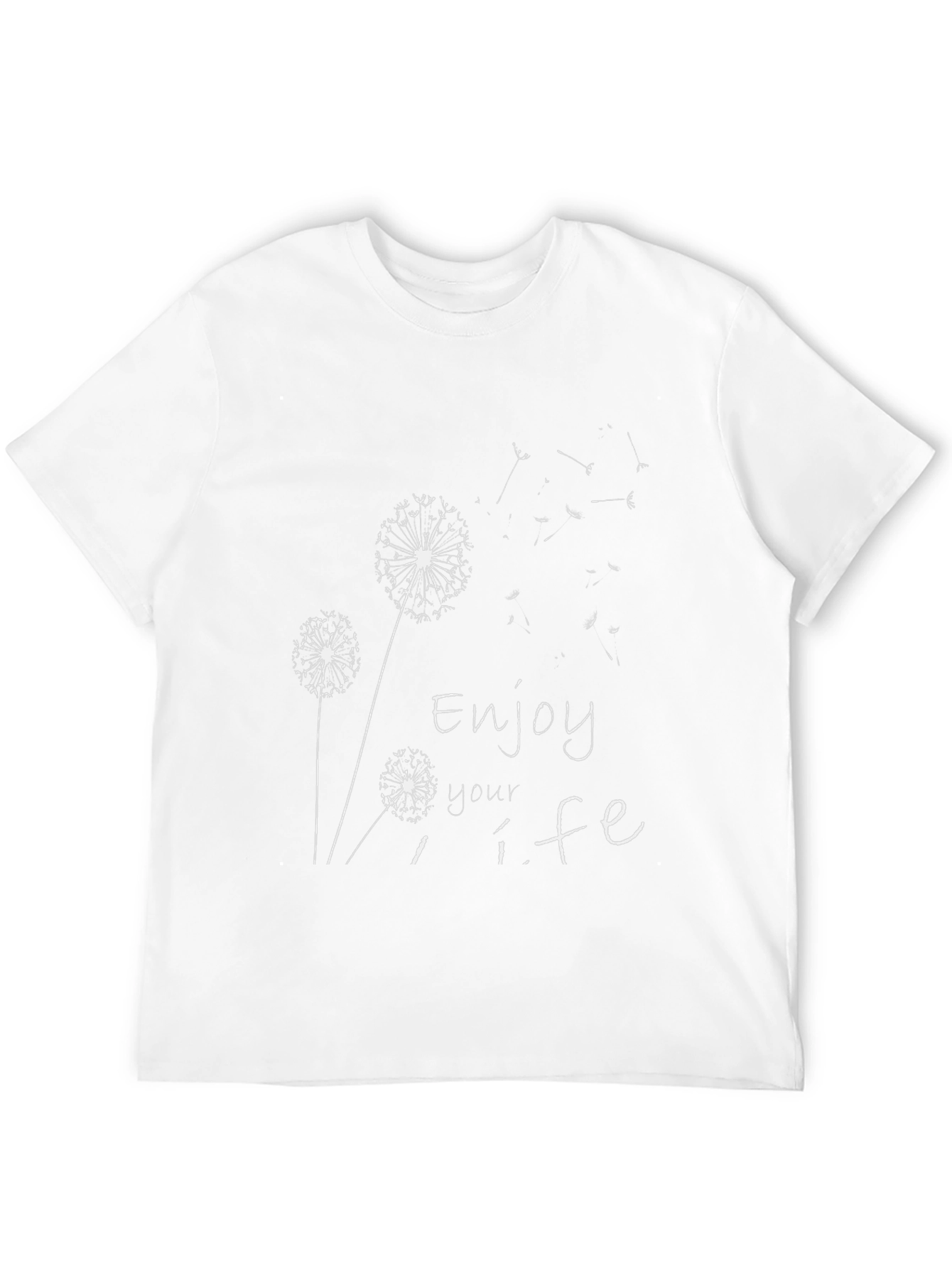 Enjoy Your Life Dandelion Graphic Tee