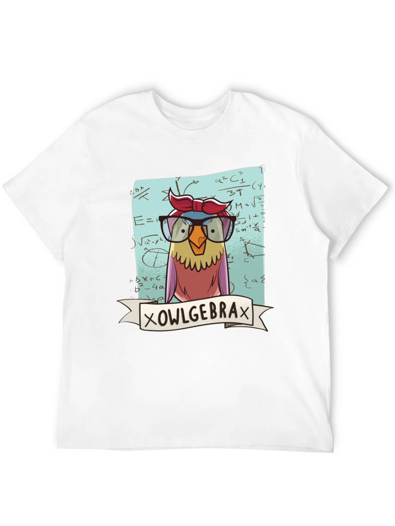 Xowlgebra T-Shirt - Math Owl Graphic Tee