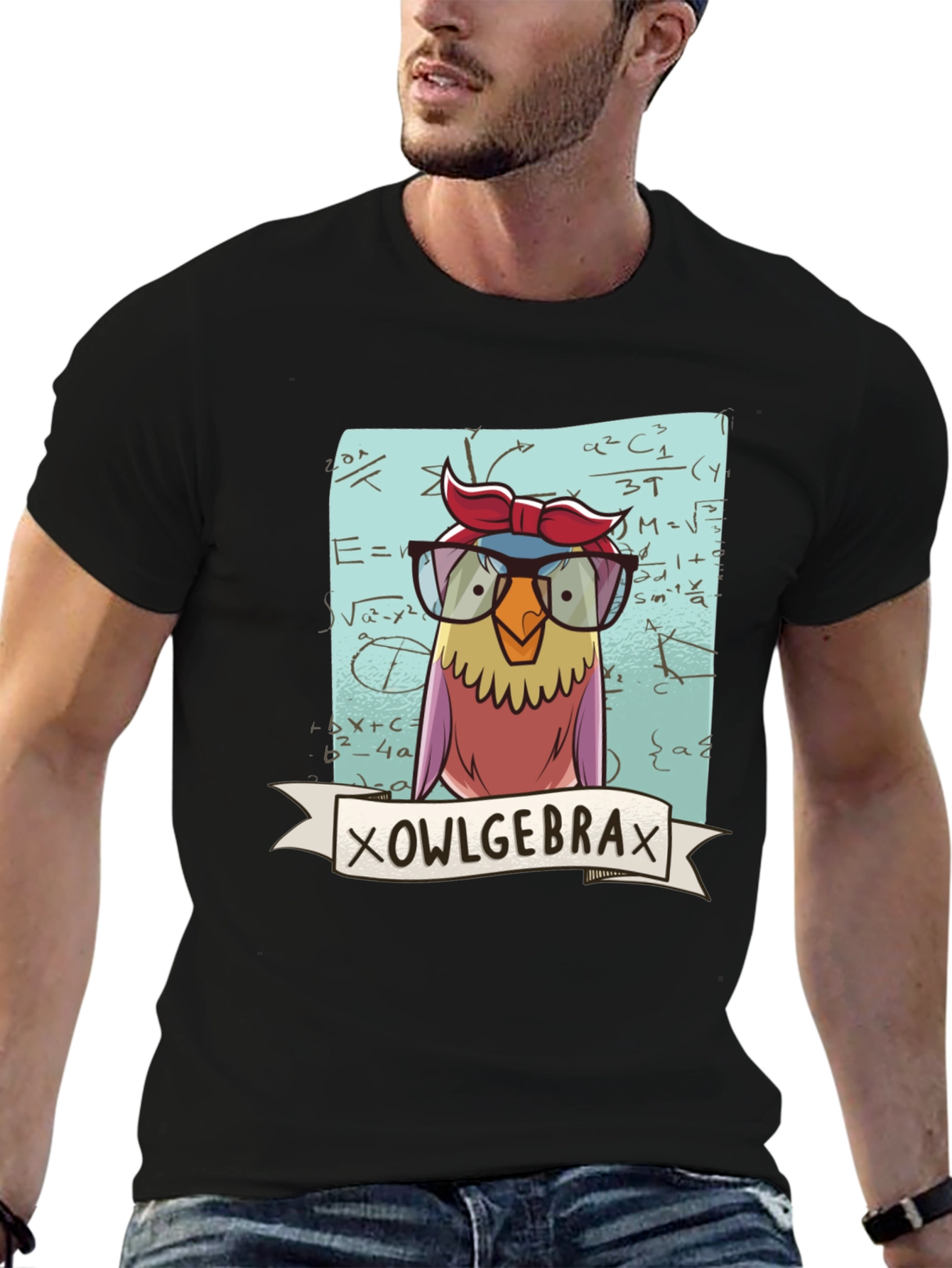 Xowlgebra T-Shirt - Math Owl Graphic Tee