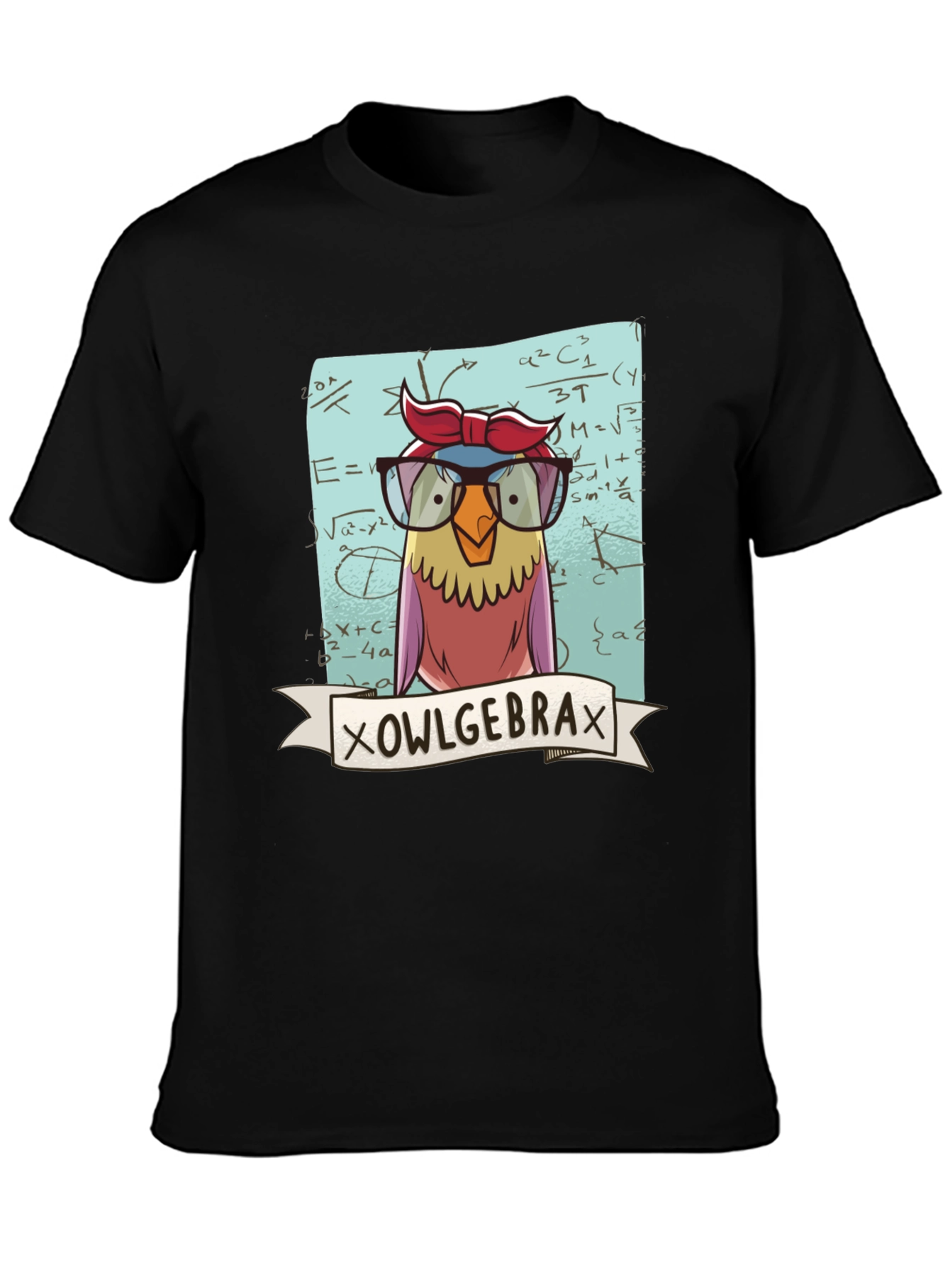 Xowlgebra T-Shirt - Math Owl Graphic Tee