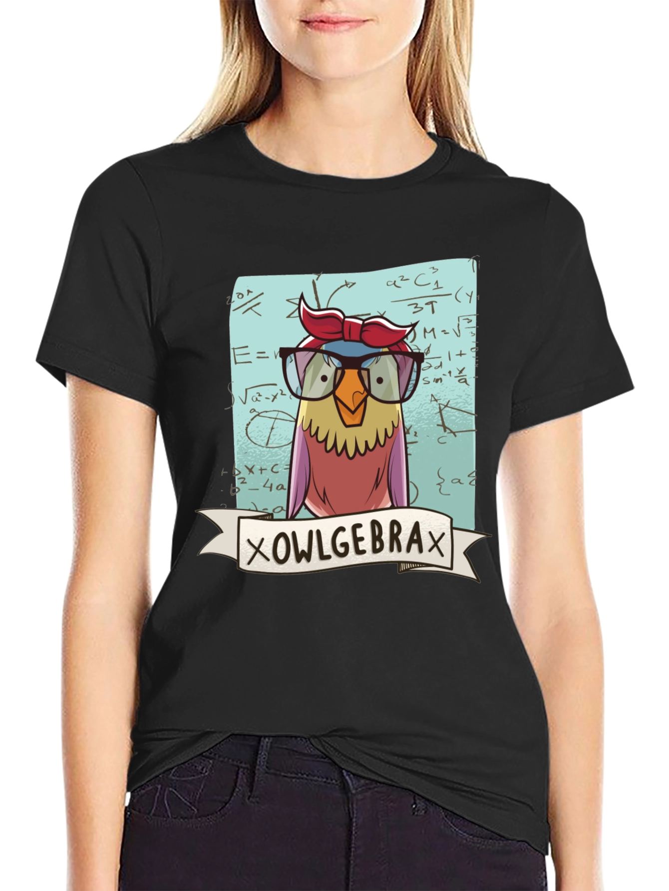 Xowlgebra T-Shirt - Math Owl Graphic Tee