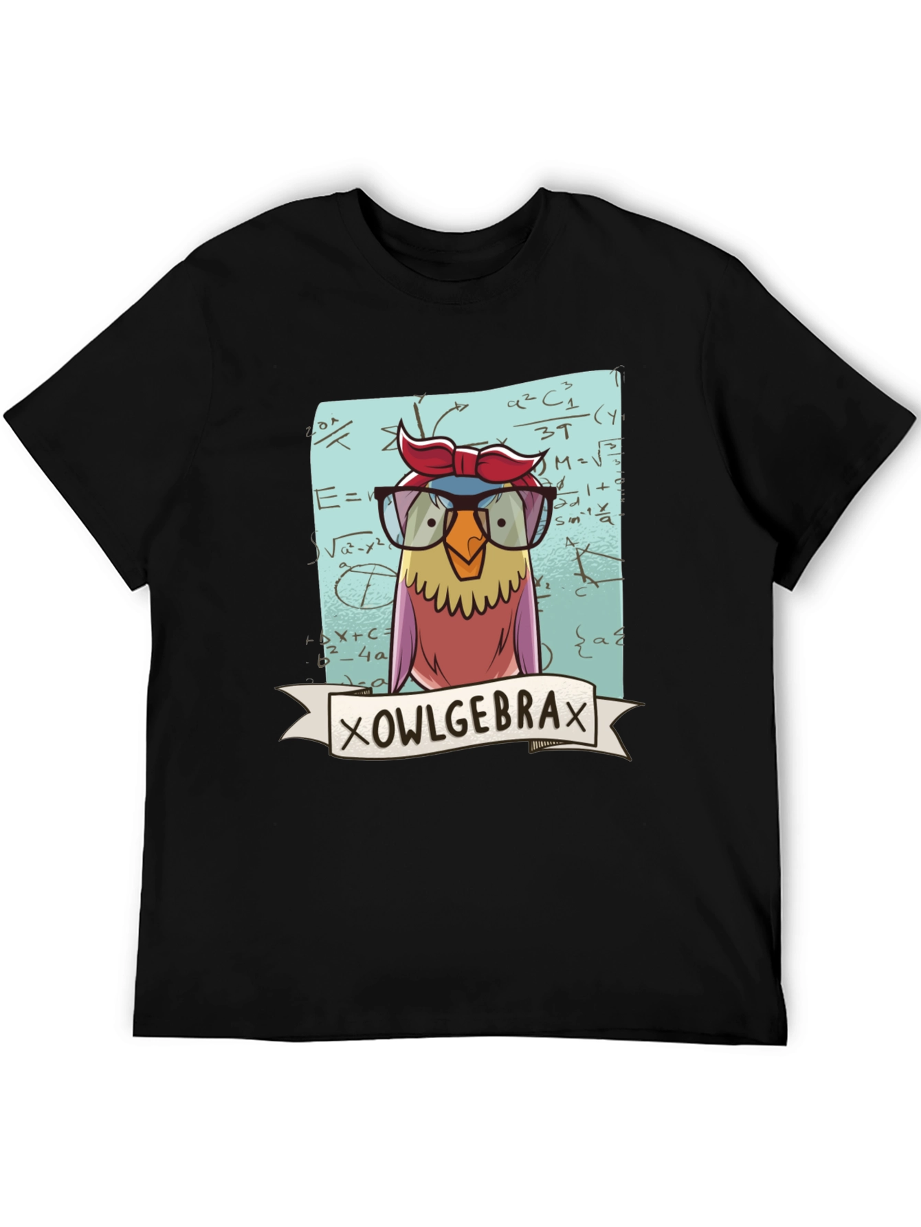 Xowlgebra T-Shirt - Math Owl Graphic Tee