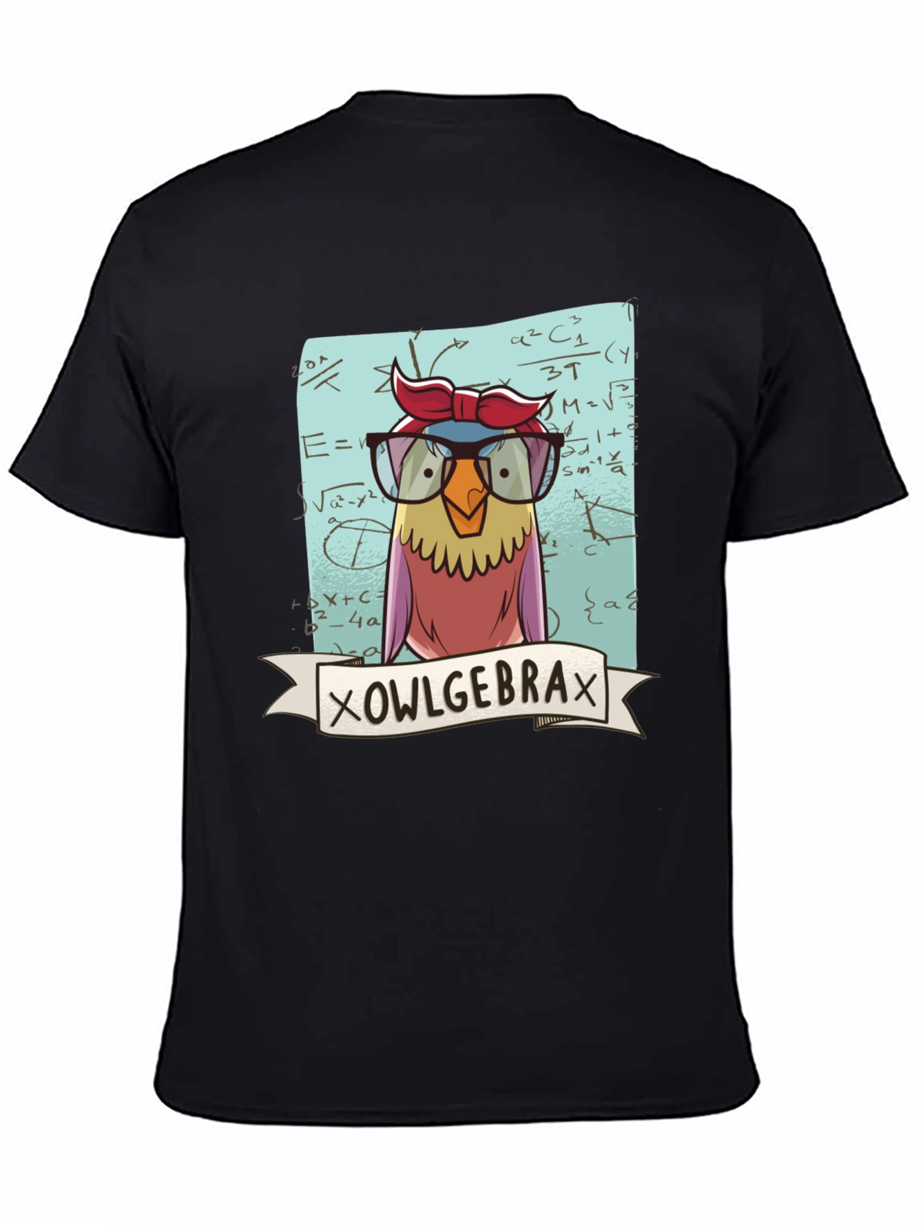 Xowlgebra T-Shirt - Math Owl Graphic Tee