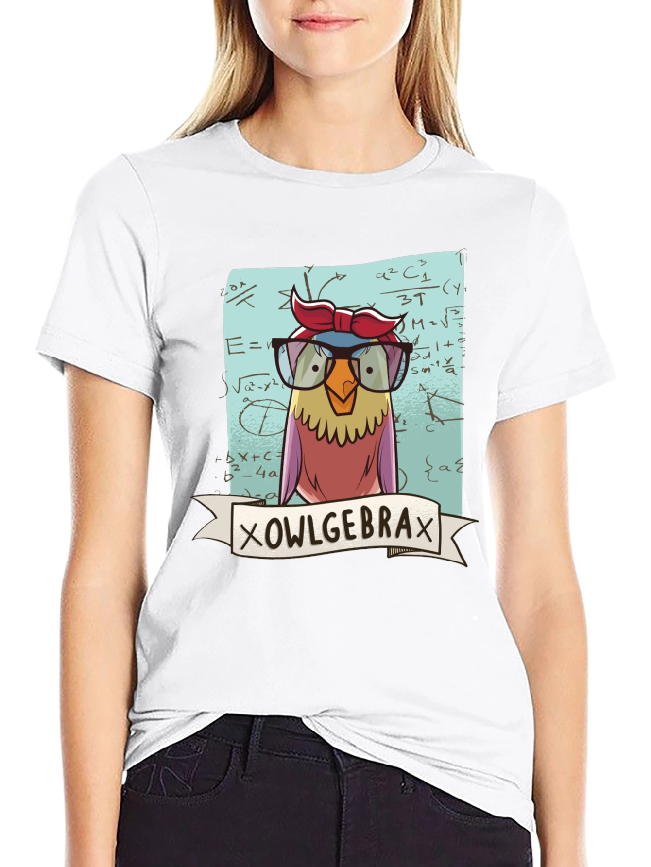 Xowlgebra T-Shirt - Math Owl Graphic Tee