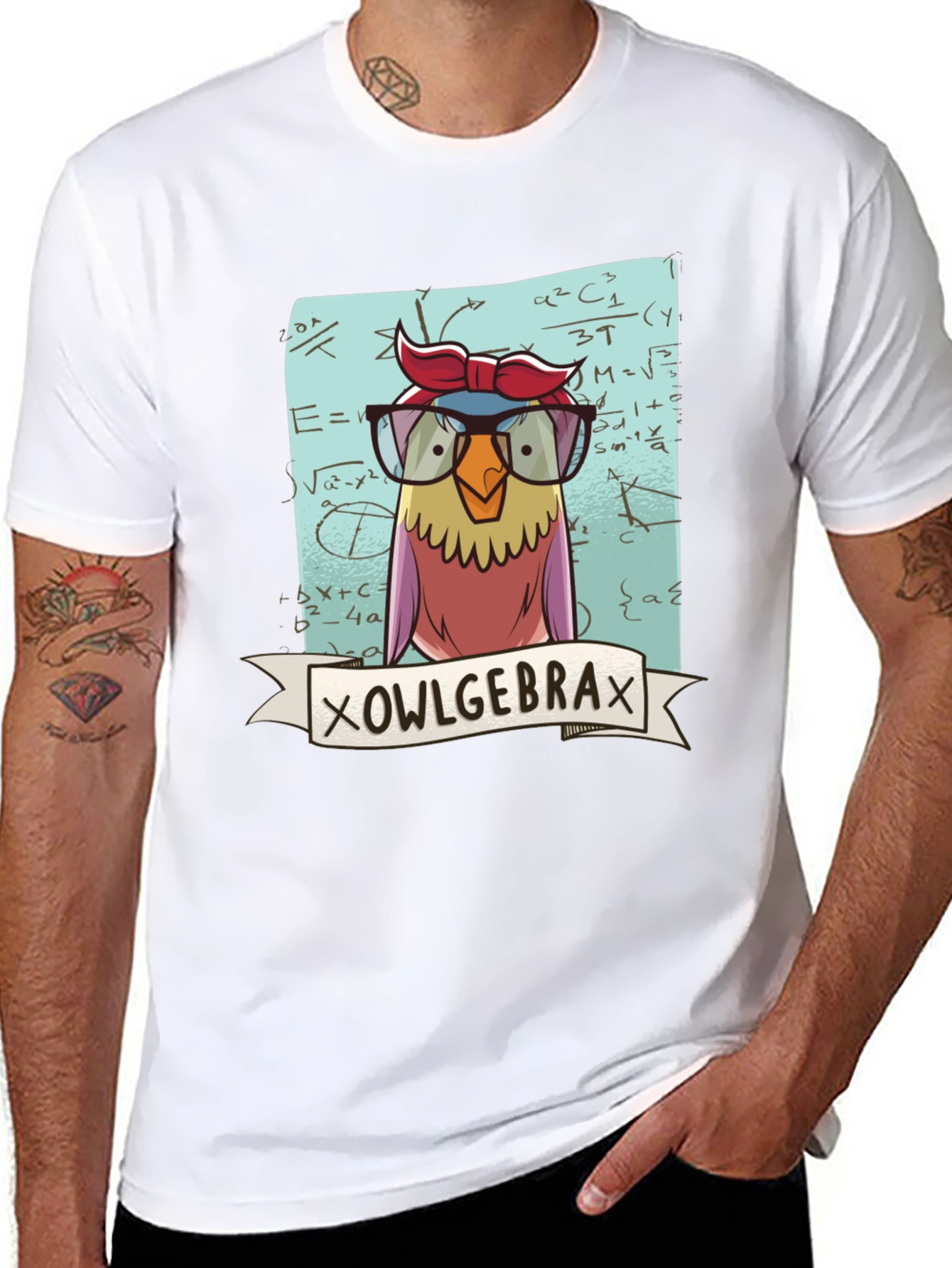 Xowlgebra T-Shirt - Math Owl Graphic Tee