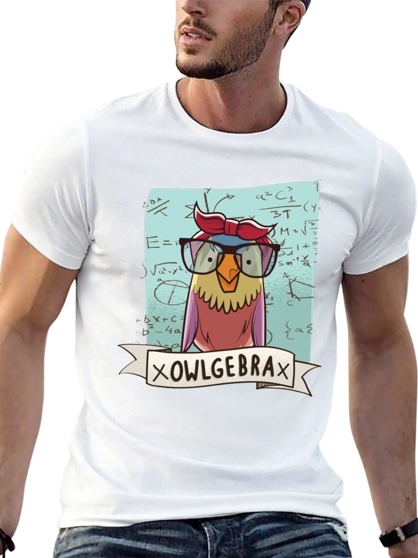 Xowlgebra T-Shirt - Math Owl Graphic Tee