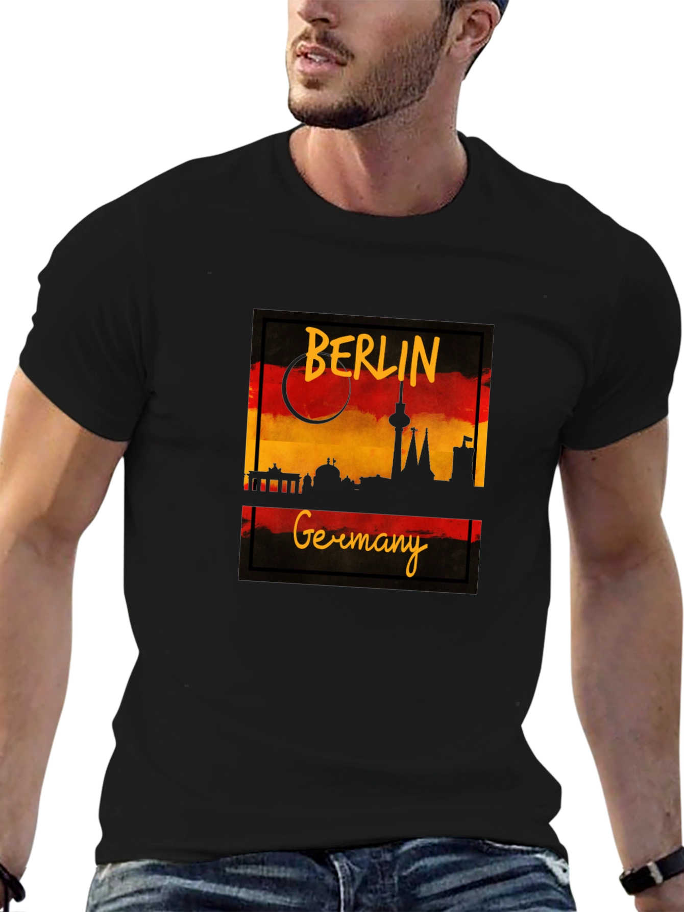 Berlin Germany Silhouette Graphic Tee - Unisex