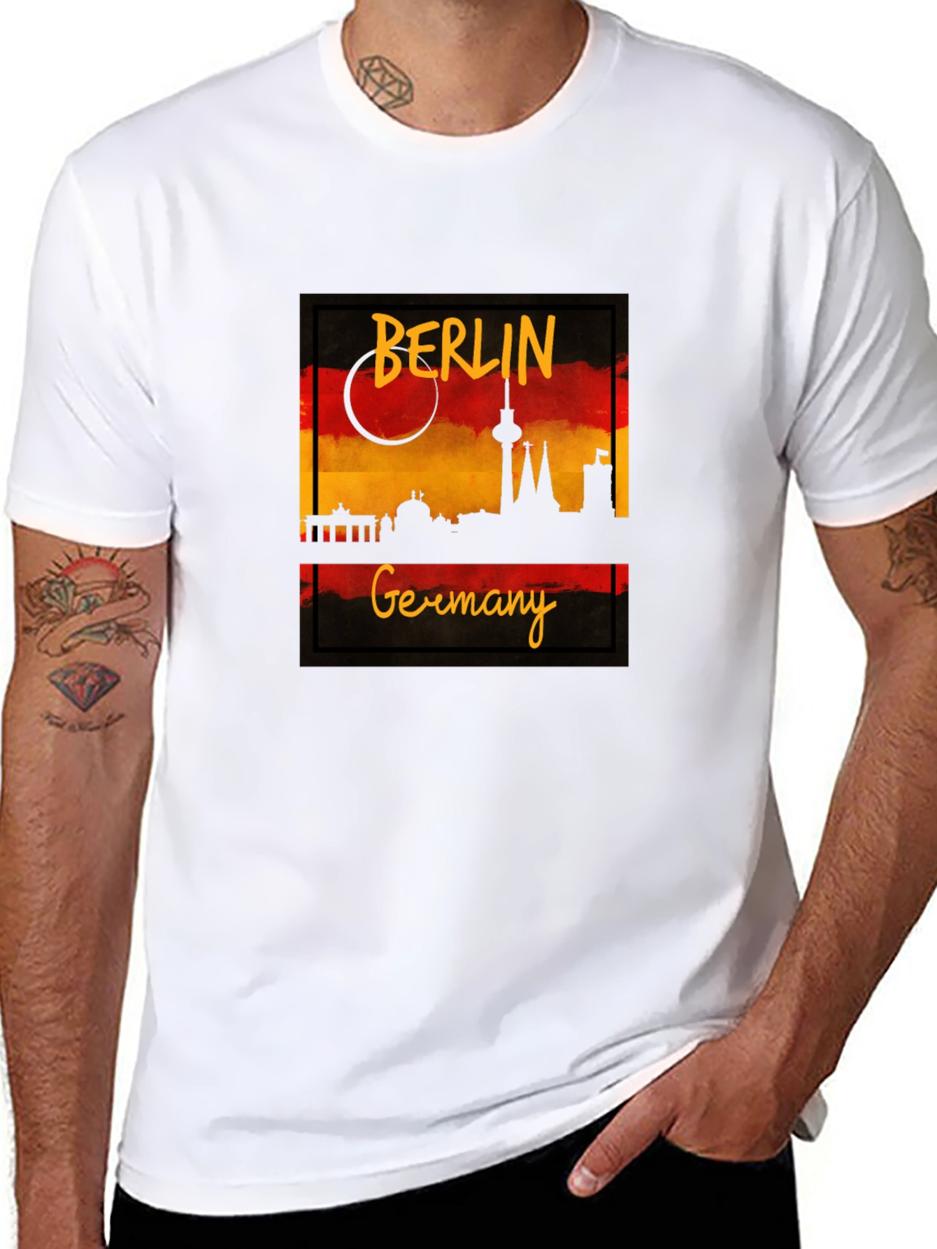 Berlin Germany Silhouette Graphic Tee - Unisex