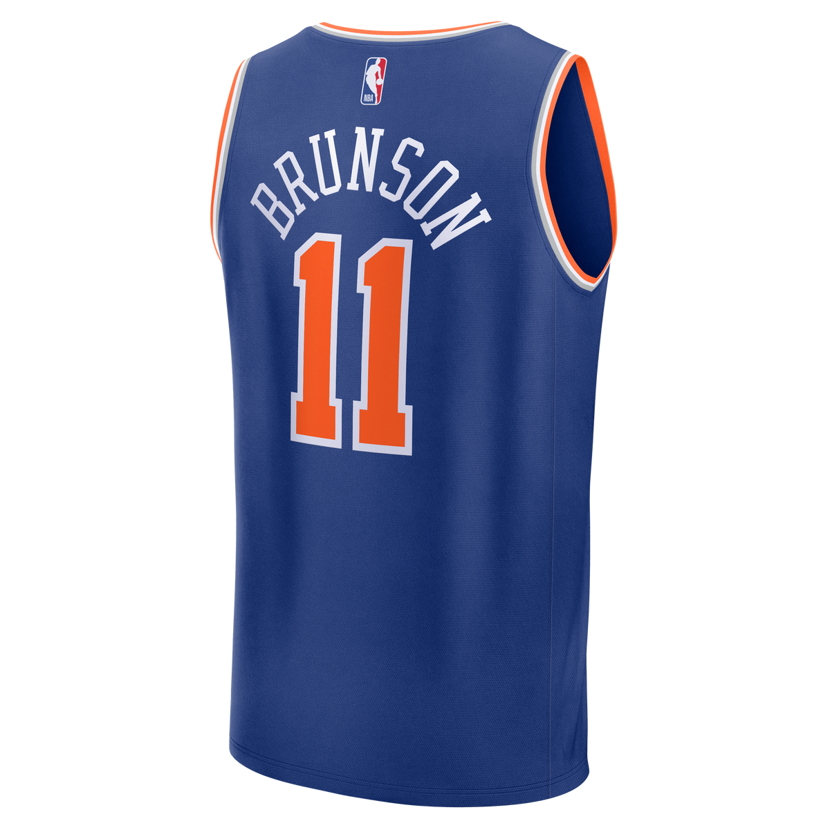 Youth New York Knicks Jalen Brunson Fanatics Blue Fast Break Replica Player Jersey - Icon Edition