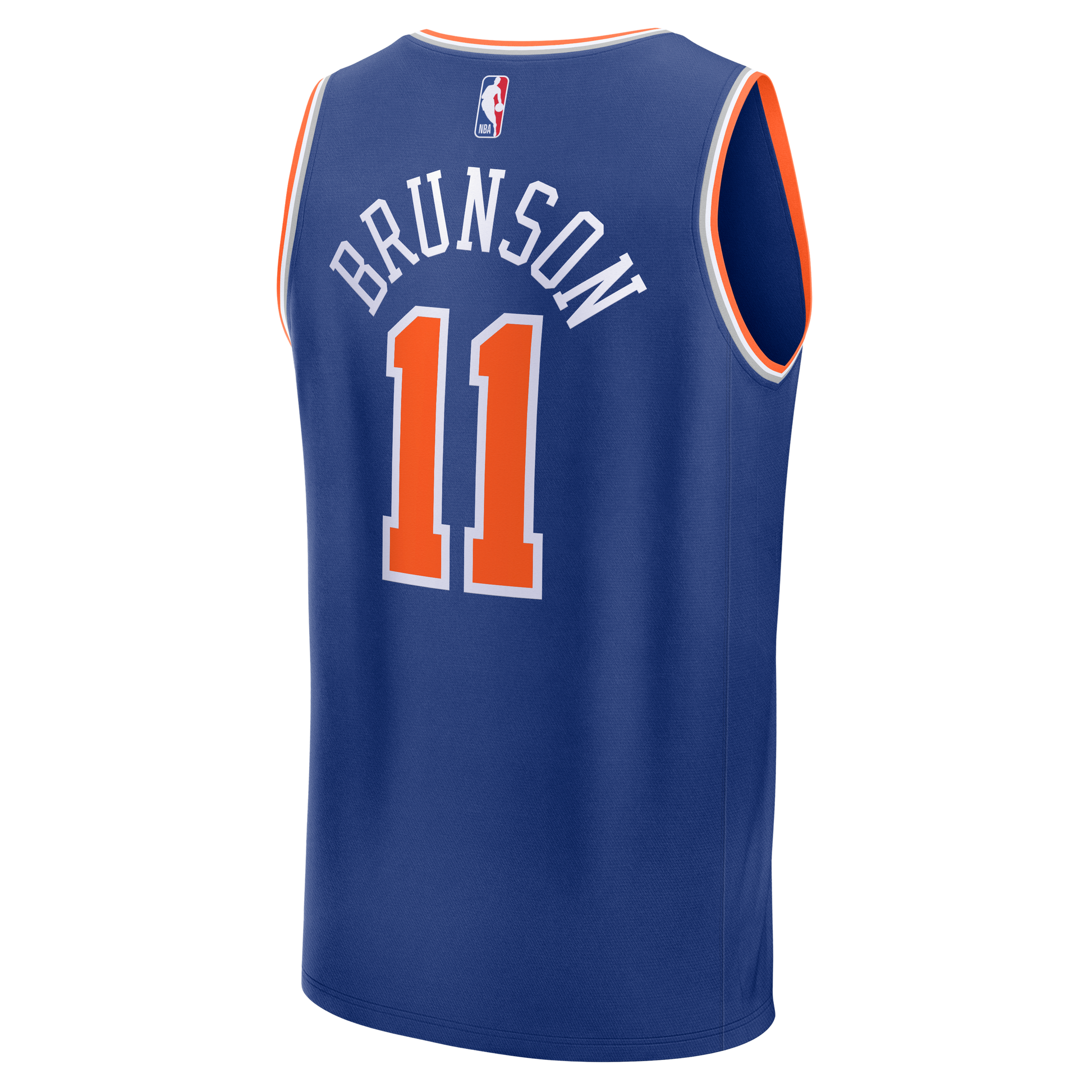 Youth New York Knicks Jalen Brunson Fanatics Blue Fast Break Replica Player Jersey - Icon Edition