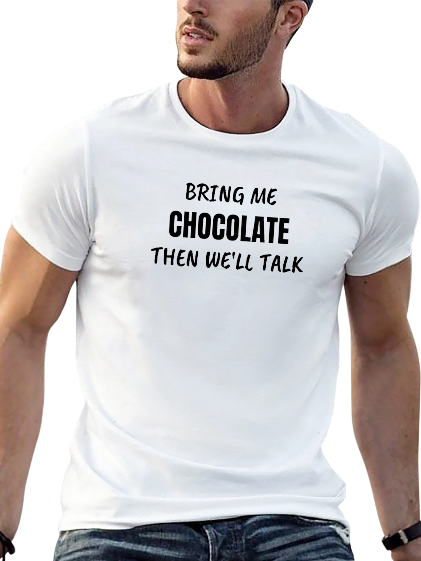 Chocolate Talk Tee - Funny Graphic T-Shirt