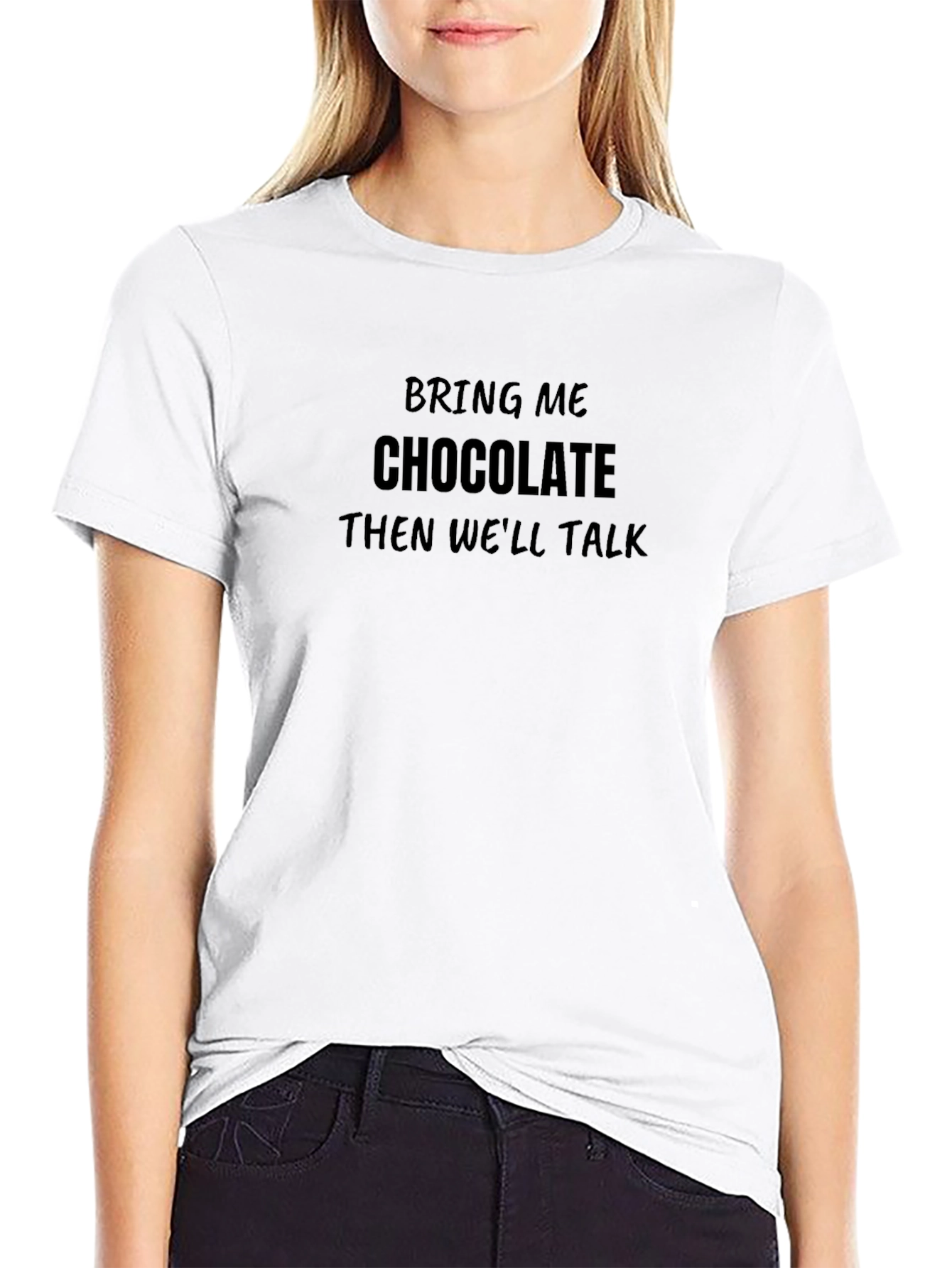 Chocolate Talk Tee - Funny Graphic T-Shirt