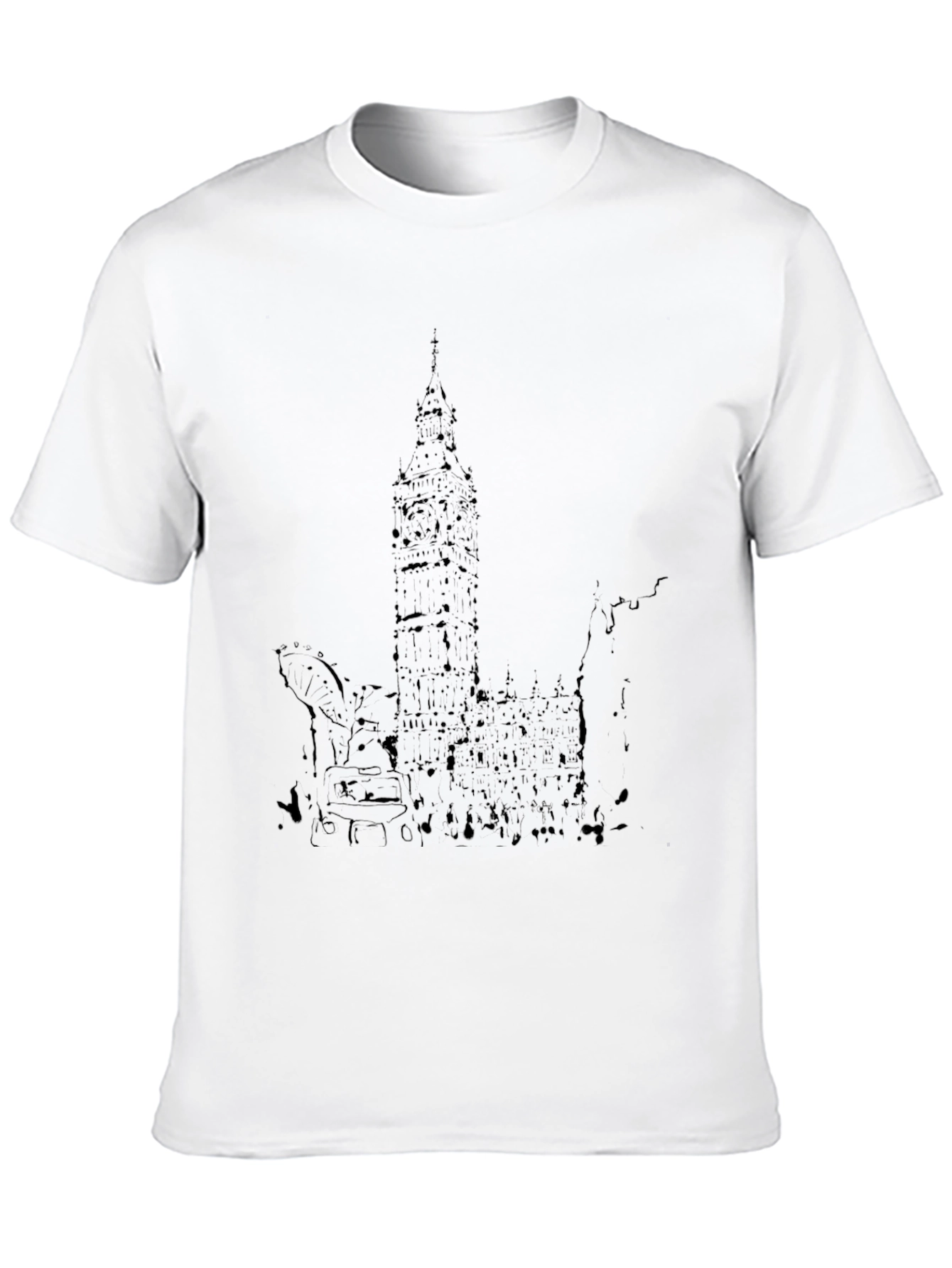 London Skyline Black T-Shirt - Urban Style Tee