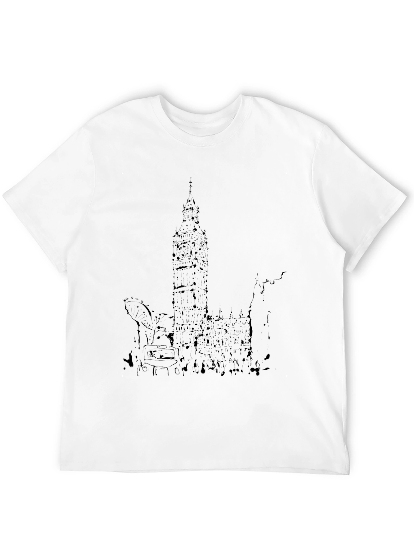 London Skyline Black T-Shirt - Urban Style Tee