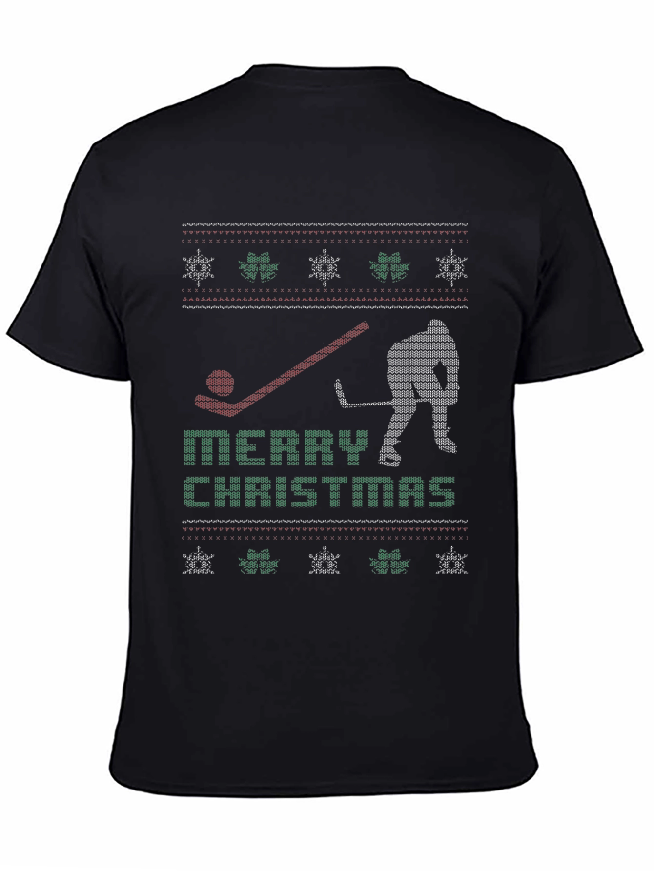 Ugly Christmas Hockey Sweater T-Shirt