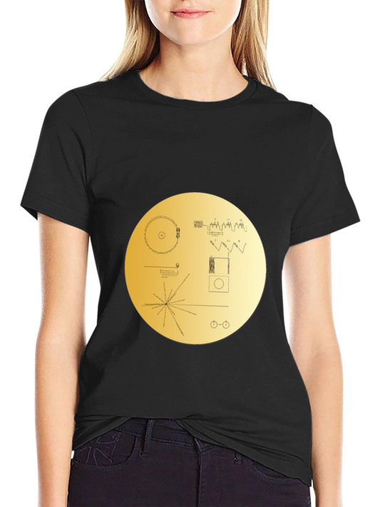 Voyager Golden Record Graphic Tee - Black