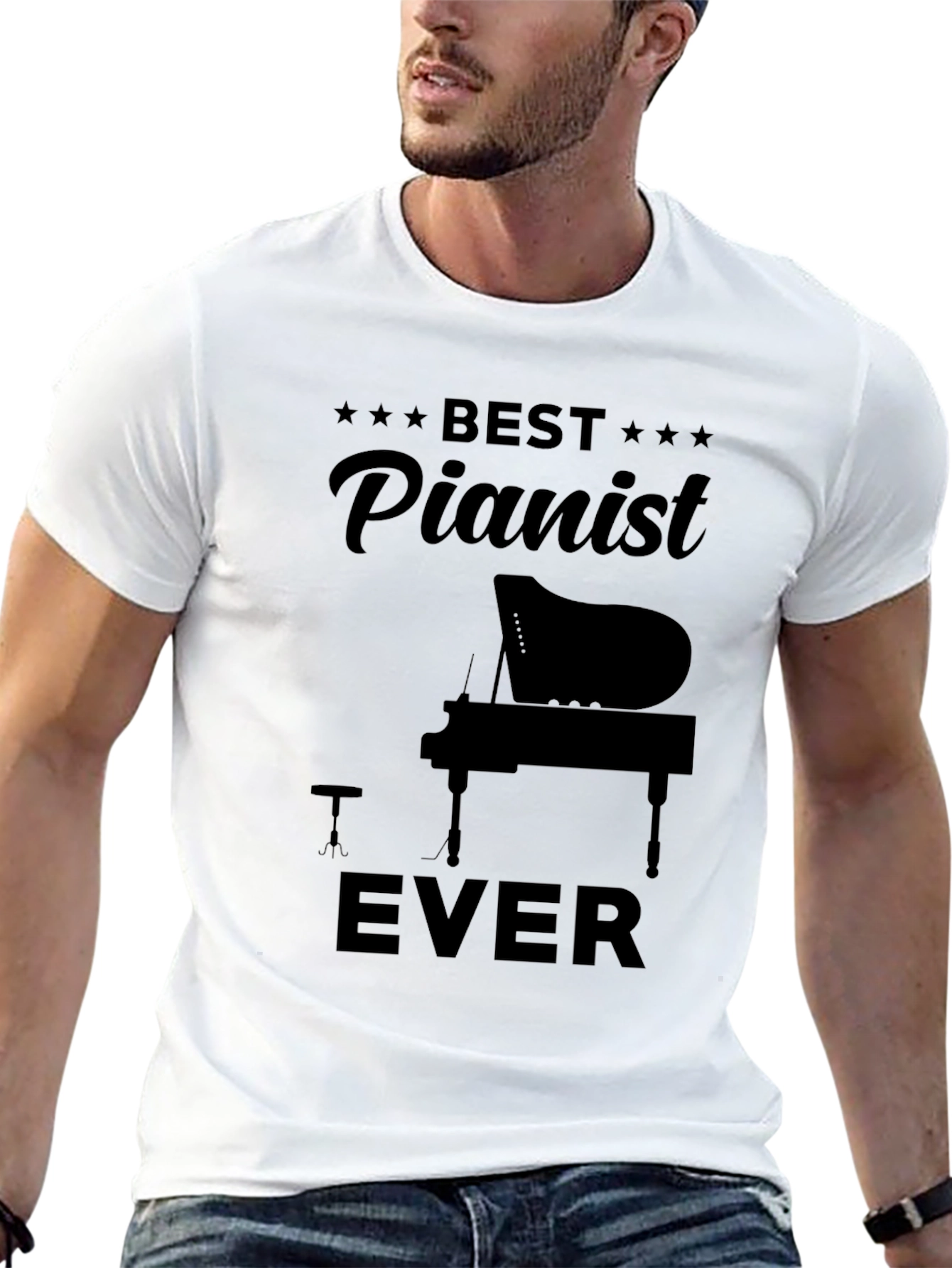 Best Pianist Ever T-Shirt - Music Lover Gift