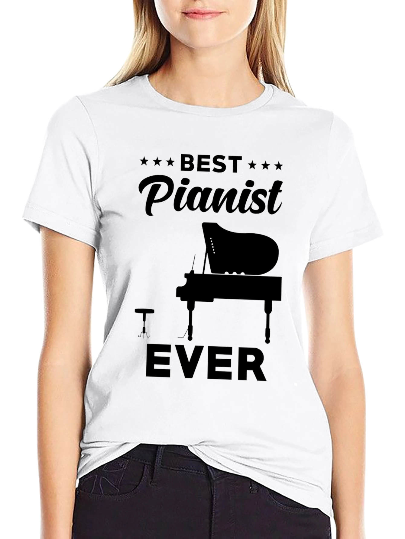 Best Pianist Ever T-Shirt - Music Lover Gift