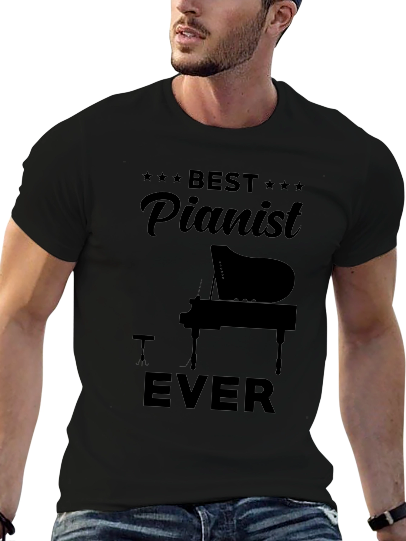 Best Pianist Ever T-Shirt - Music Lover Gift