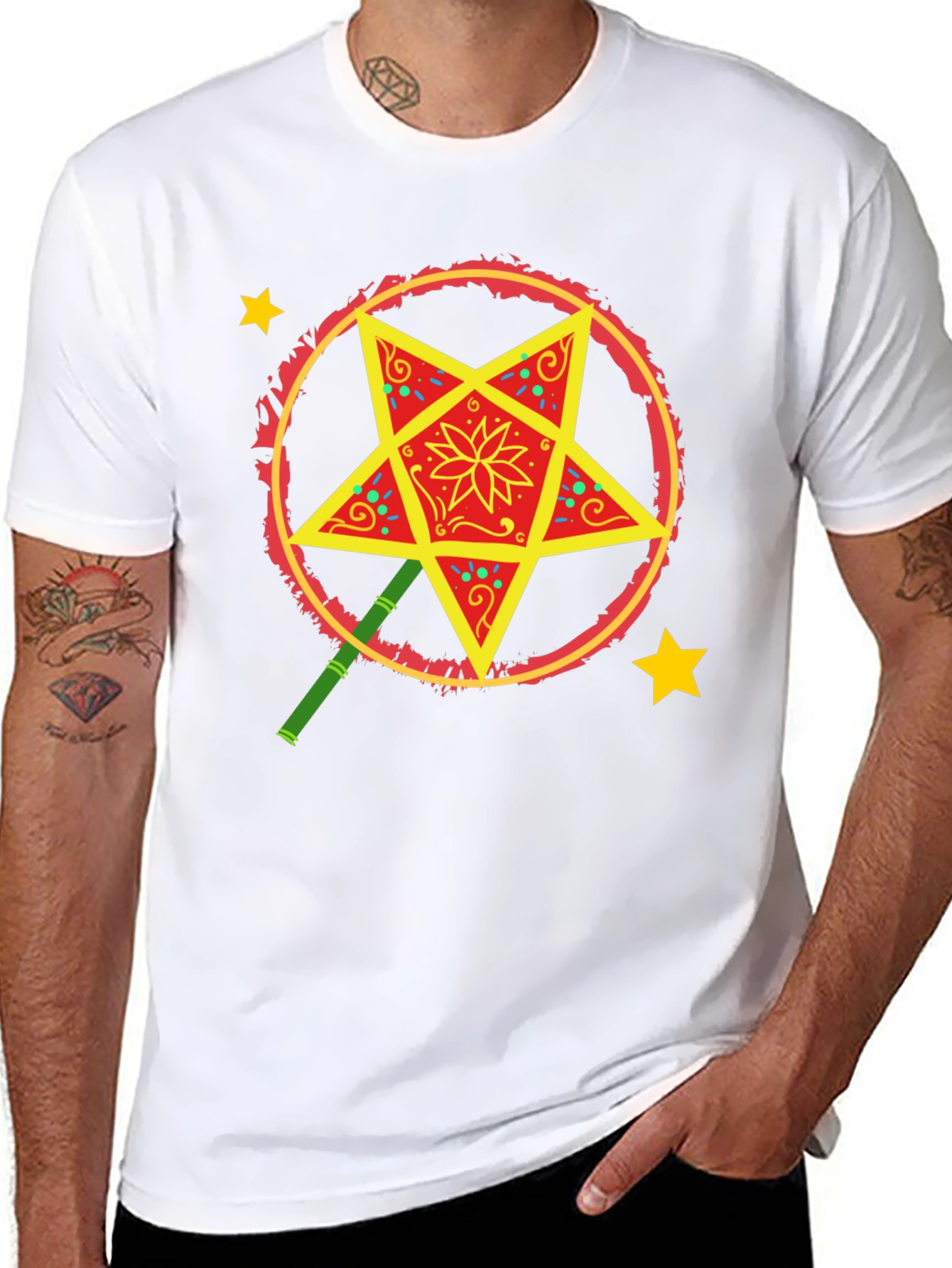 Star Parol Christmas T-Shirt